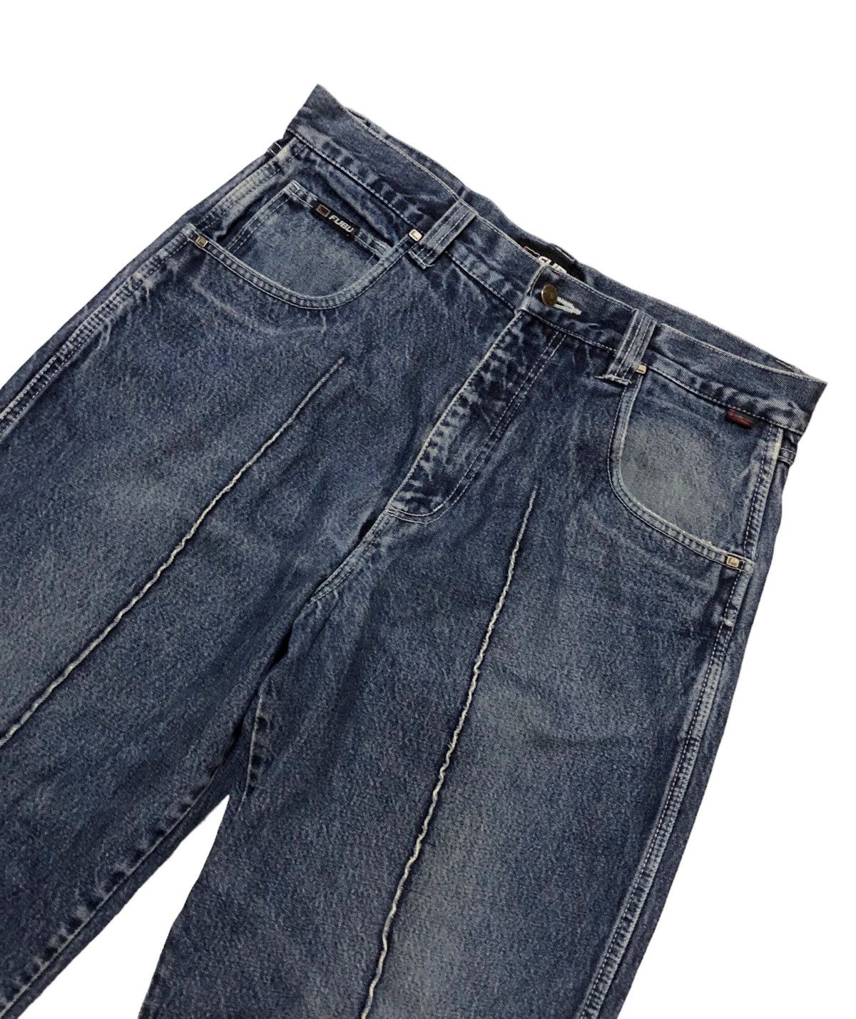 Fubu Vintage Fubu Collection Baggy Hip Hop Denim Jeans Size US 36 / EU 52 - 6 Thumbnail