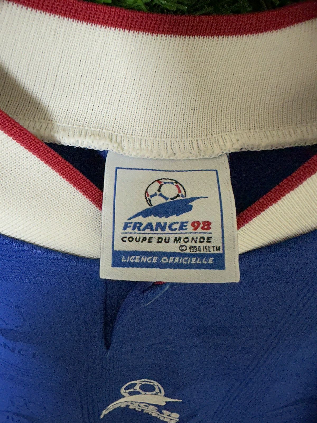 Vintage Vintage 90s France 98 Coupe Du Monde Jersey Size US XL / EU 56 / 4 - 9 Thumbnail