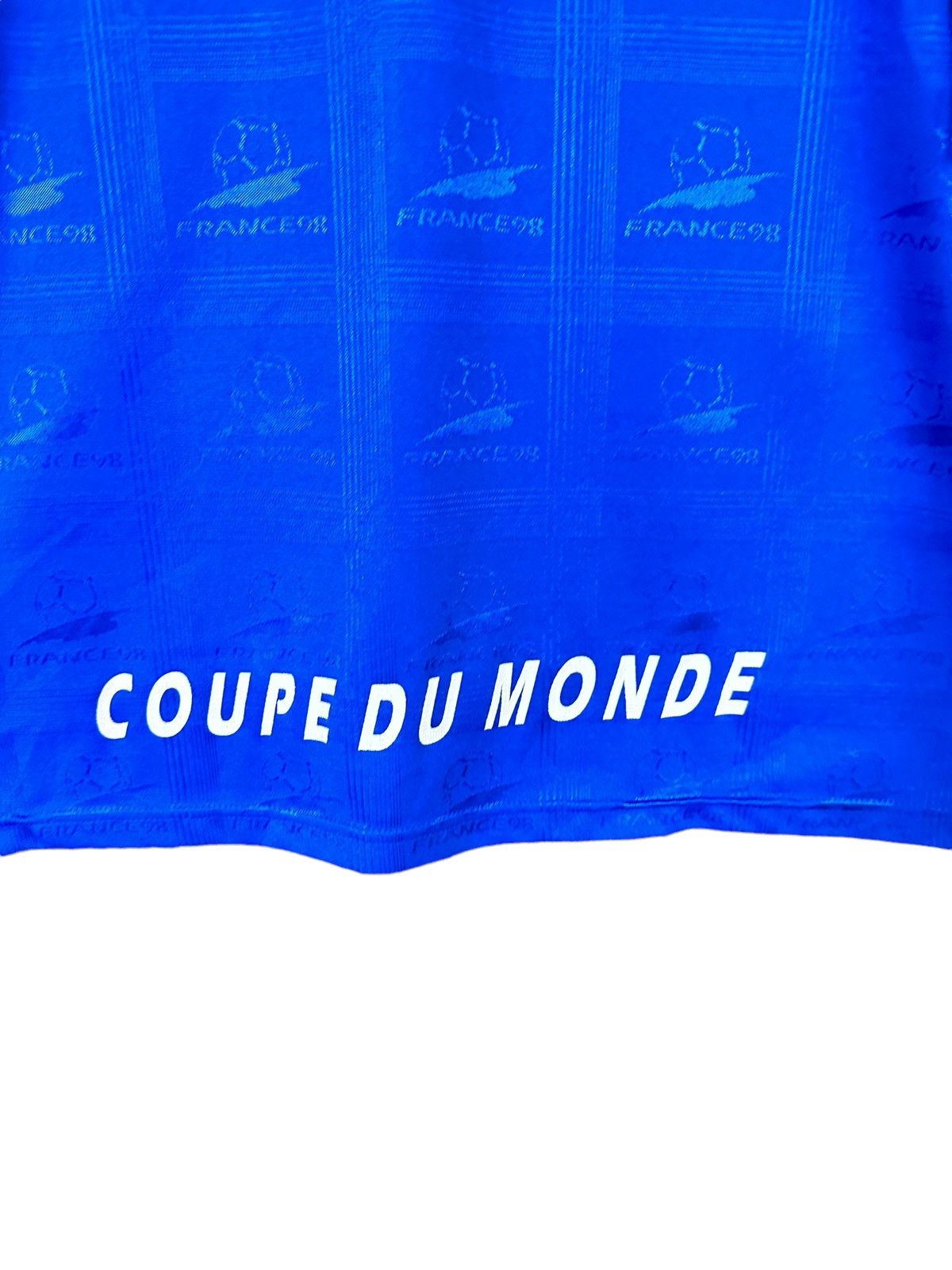 Vintage Vintage 90s France 98 Coupe Du Monde Jersey Size US XL / EU 56 / 4 - 6 Thumbnail