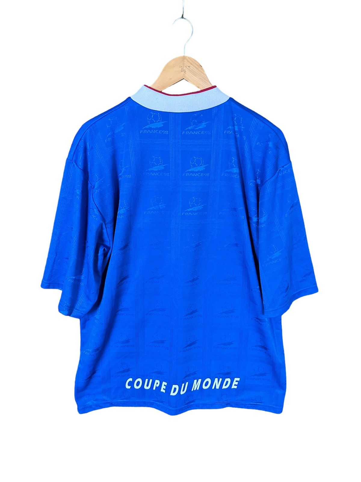 Vintage Vintage 90s France 98 Coupe Du Monde Jersey Size US XL / EU 56 / 4 - 5 Thumbnail