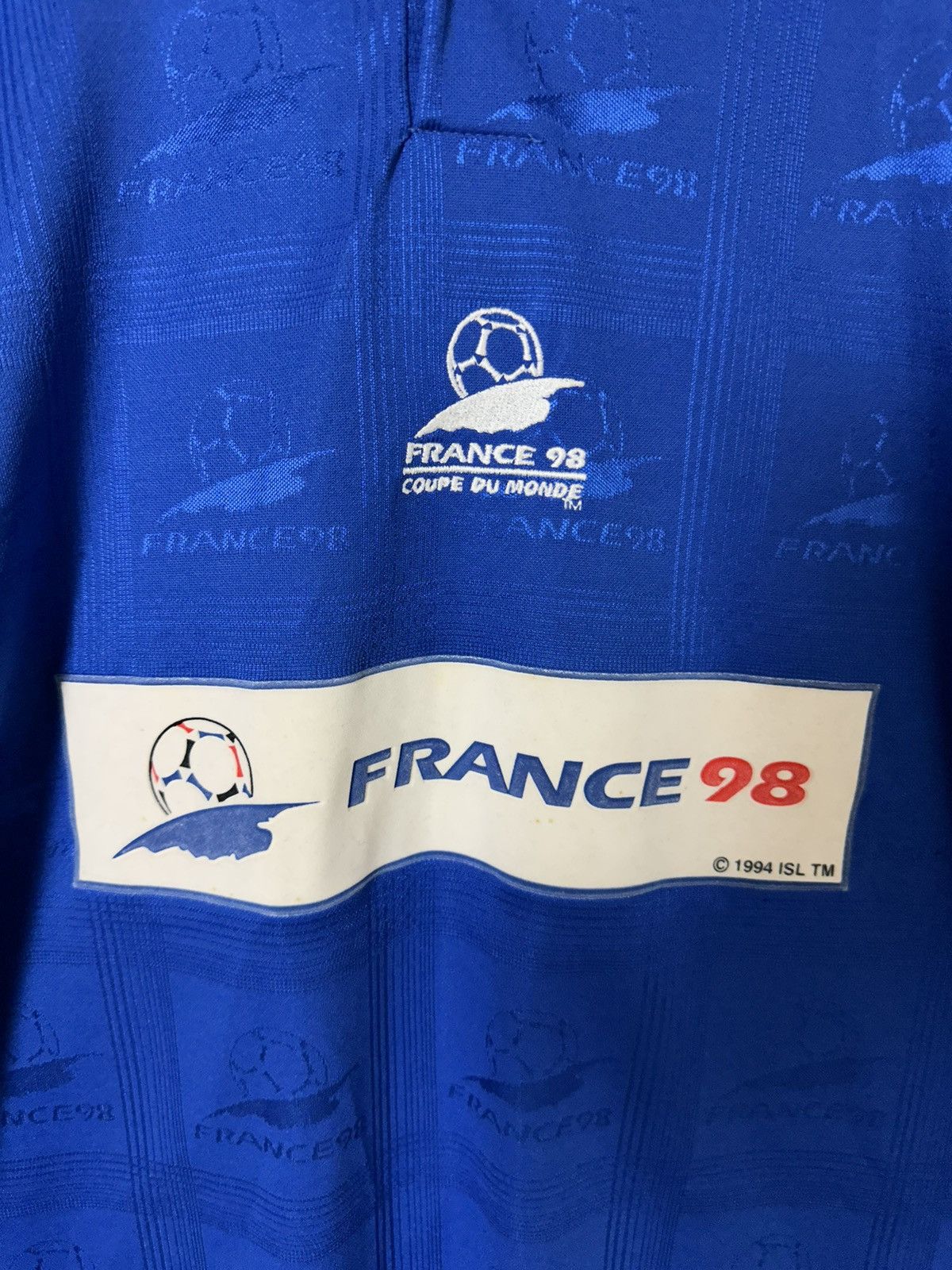 Vintage Vintage 90s France 98 Coupe Du Monde Jersey Size US XL / EU 56 / 4 - 7 Thumbnail