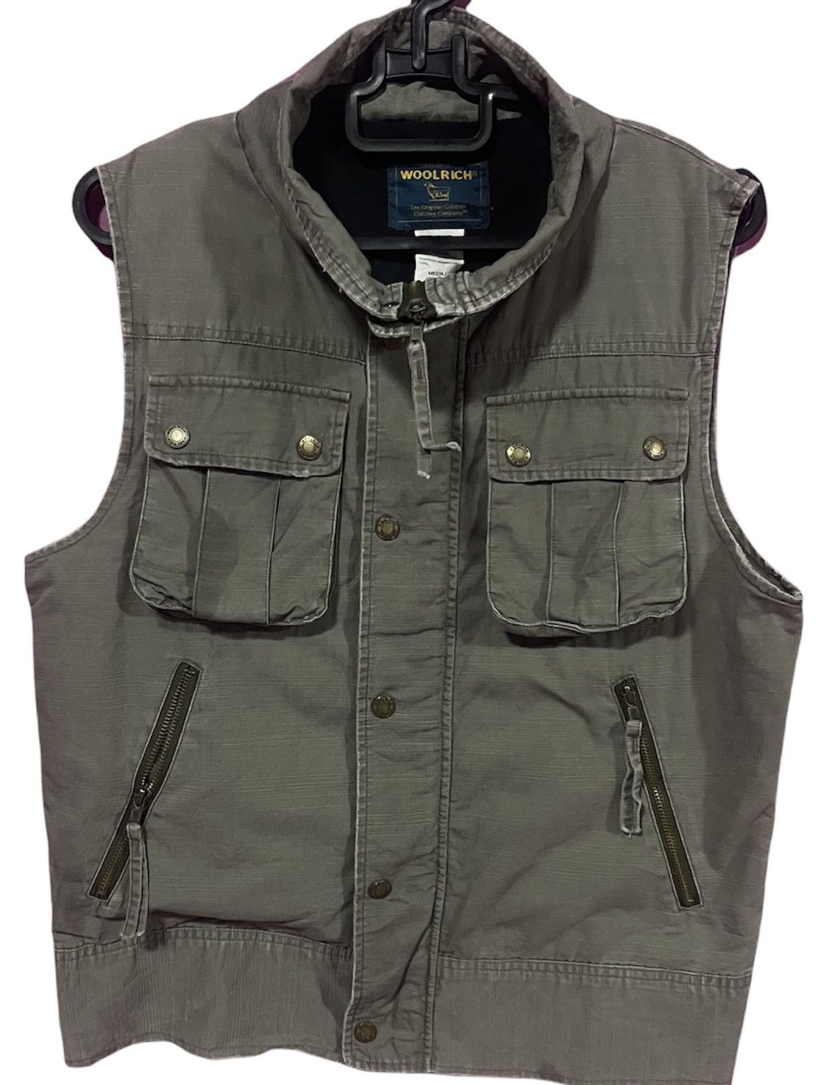 Vintage VINTAGE WOOL RICH VEST Size 38S - 1 Thumbnail
