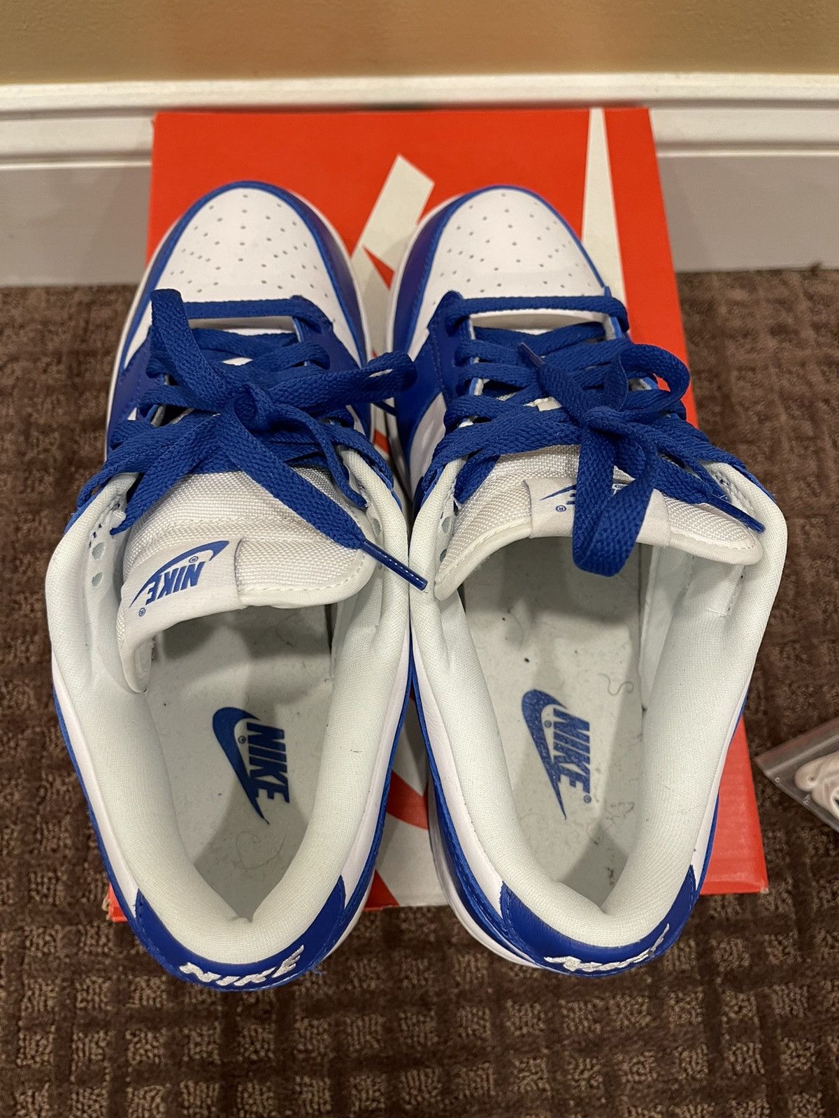 Nike Nike Dunk Low SP Kentucky Blue 2020 Size US 10.5 / EU 43-44 - 7 Thumbnail