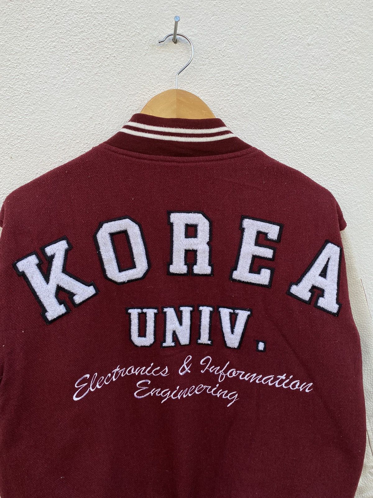 Vintage Vintage Korea University varsity leather jacket Size US L / EU 52-54 / 3 - 4 Thumbnail