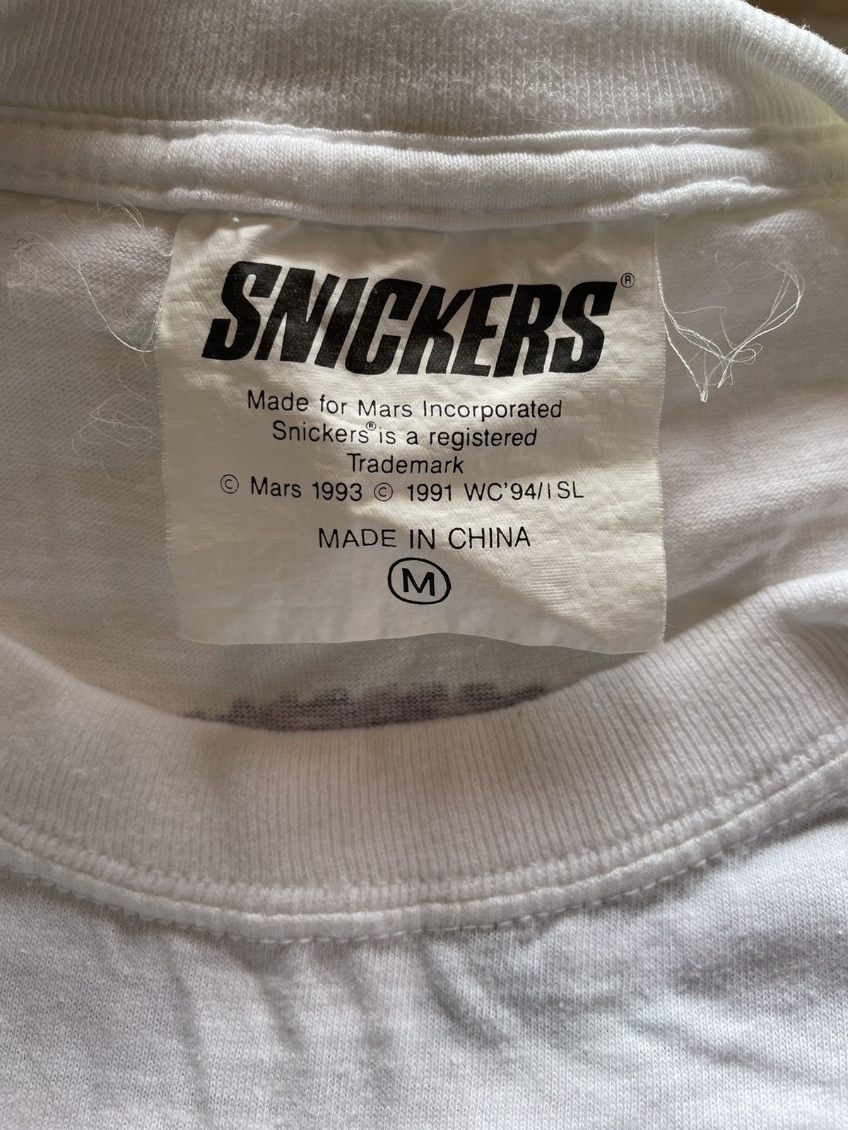 Vintage Vintage FIFA WORLD CUP 94 USA snickers bar Size US M / EU 48-50 / 2 - 5 Thumbnail