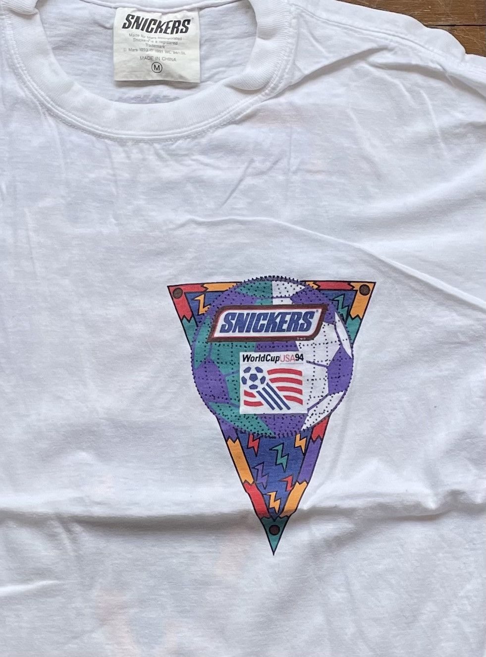 Vintage Vintage FIFA WORLD CUP 94 USA snickers bar Size US M / EU 48-50 / 2 - 4 Thumbnail