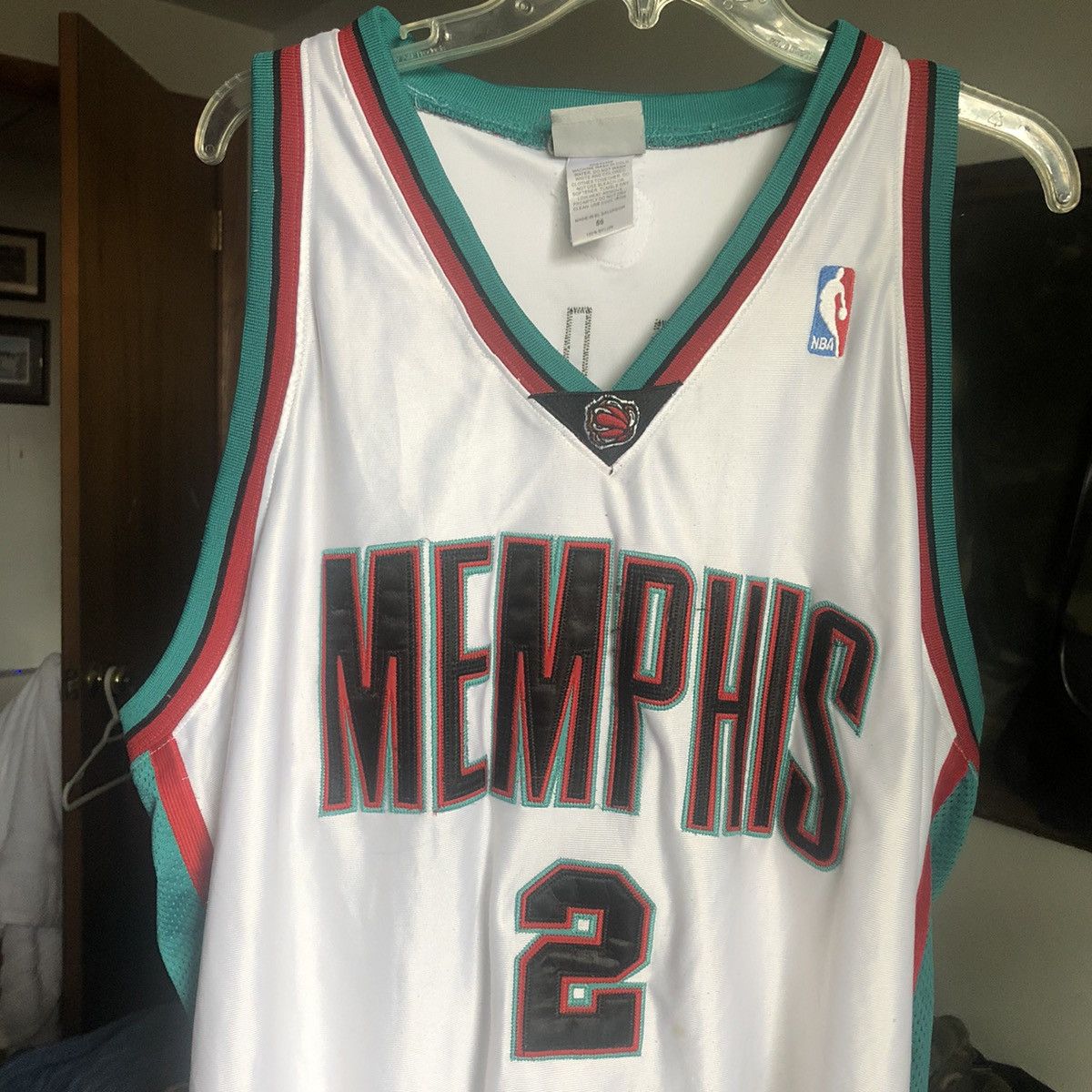 NBA Vintage 2000s Memphis Grizzlies Jason Williams NBA Jersey #2 Size US XXL / EU 58 / 5 - 3 Thumbnail