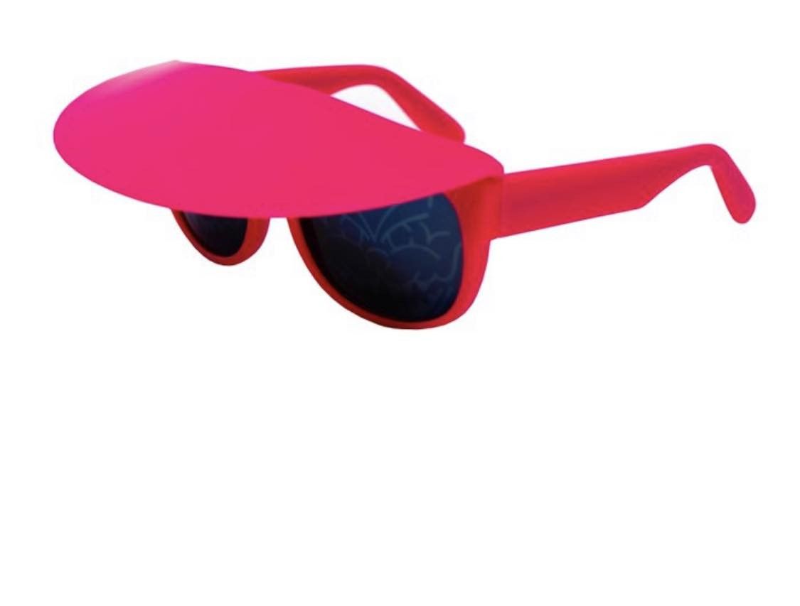 Bernhard Willhelm Bernhard Willhelm SS2006 Pink Visor Sunglasses Size ONE SIZE - 1 Thumbnail