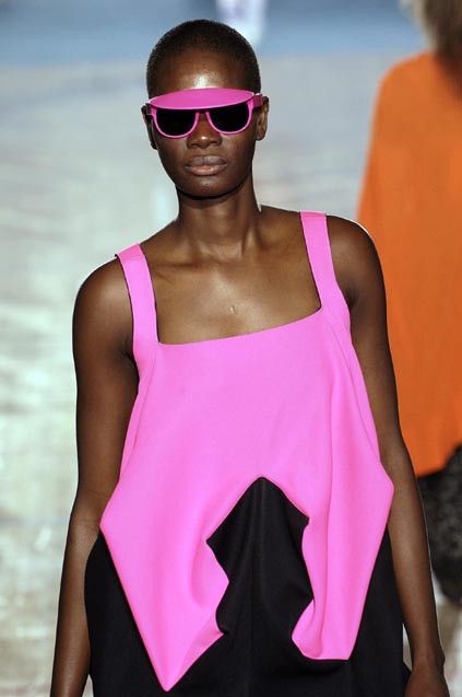 Bernhard Willhelm Bernhard Willhelm SS2006 Pink Visor Sunglasses Size ONE SIZE - 1 Thumbnail