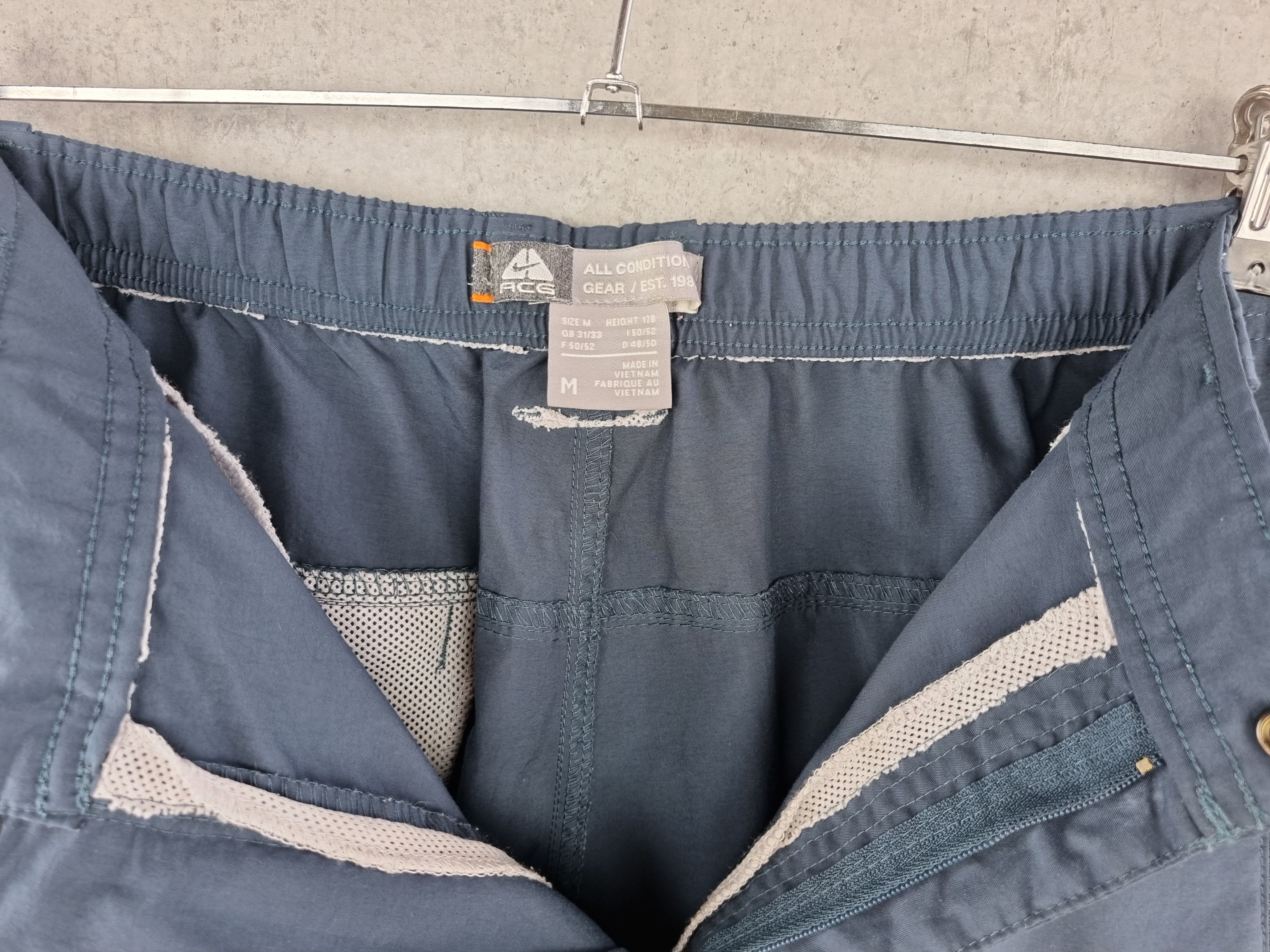 Nike × Nike ACG × Vintage 90s Nike ACG Cargo Nylon Pants Hiking Snowboarding Ski Size US 32 / EU 48 - 7 Thumbnail