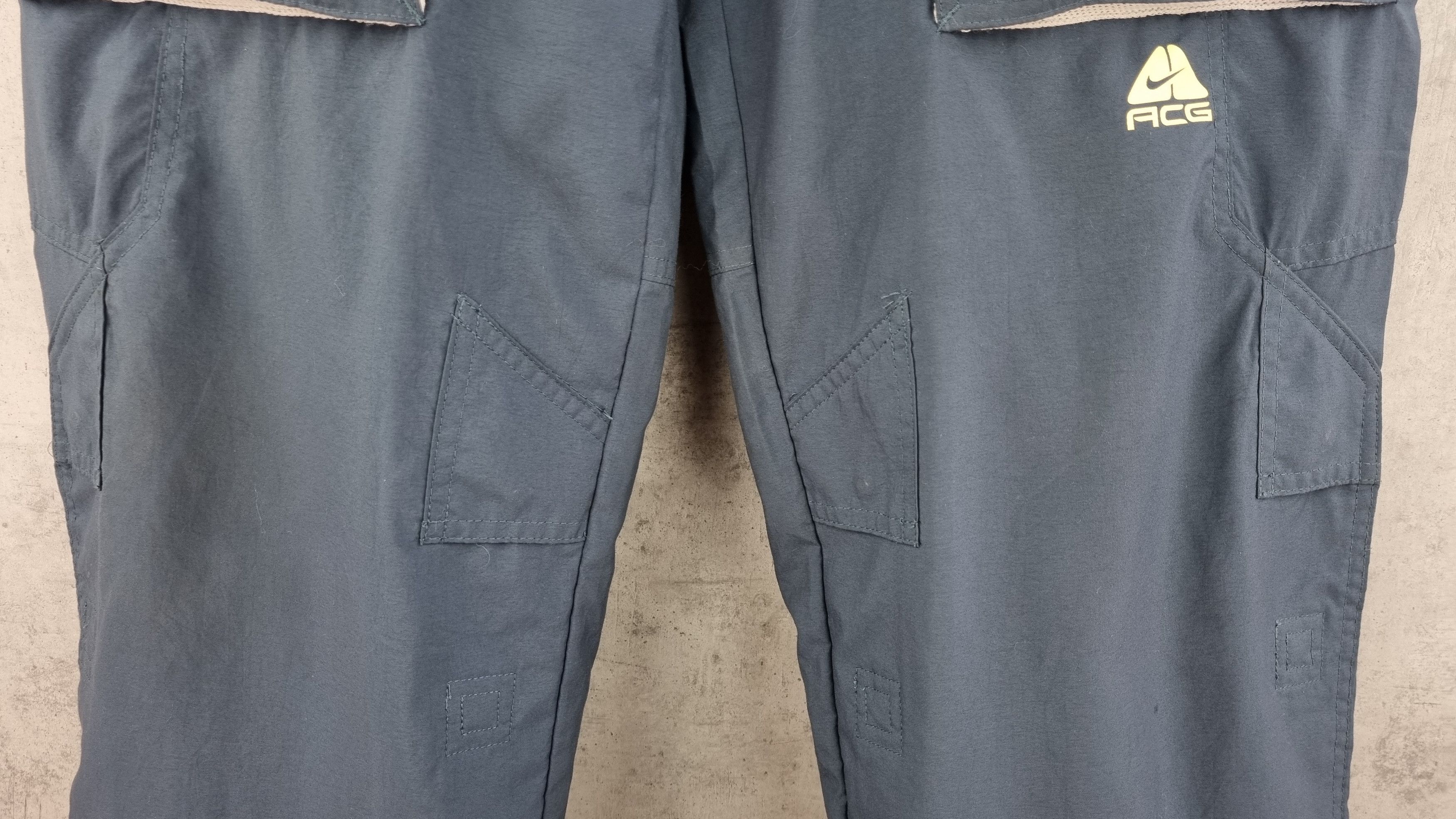 Nike × Nike ACG × Vintage 90s Nike ACG Cargo Nylon Pants Hiking Snowboarding Ski Size US 32 / EU 48 - 16 Thumbnail