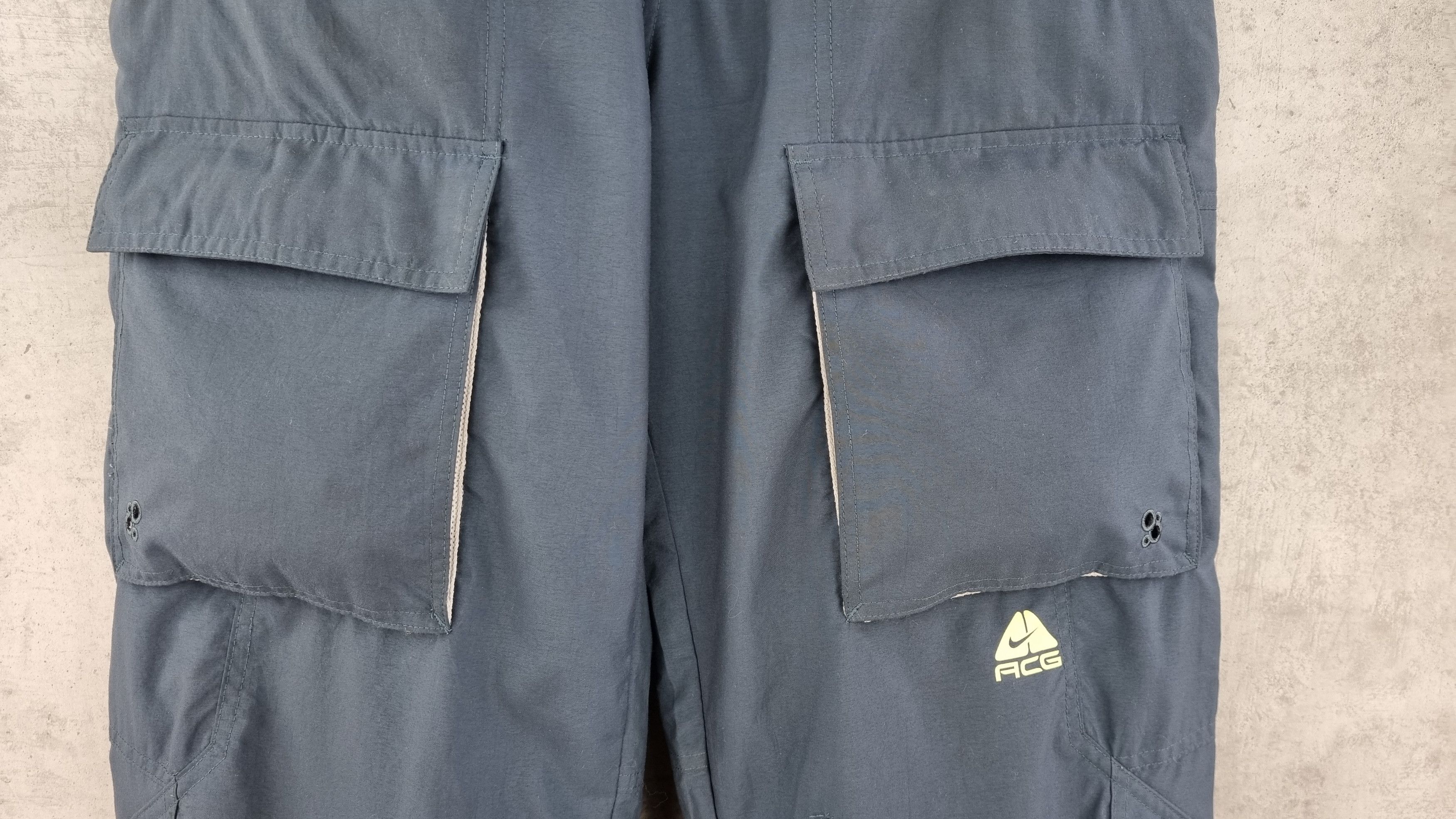 Nike × Nike ACG × Vintage 90s Nike ACG Cargo Nylon Pants Hiking Snowboarding Ski Size US 32 / EU 48 - 5 Thumbnail