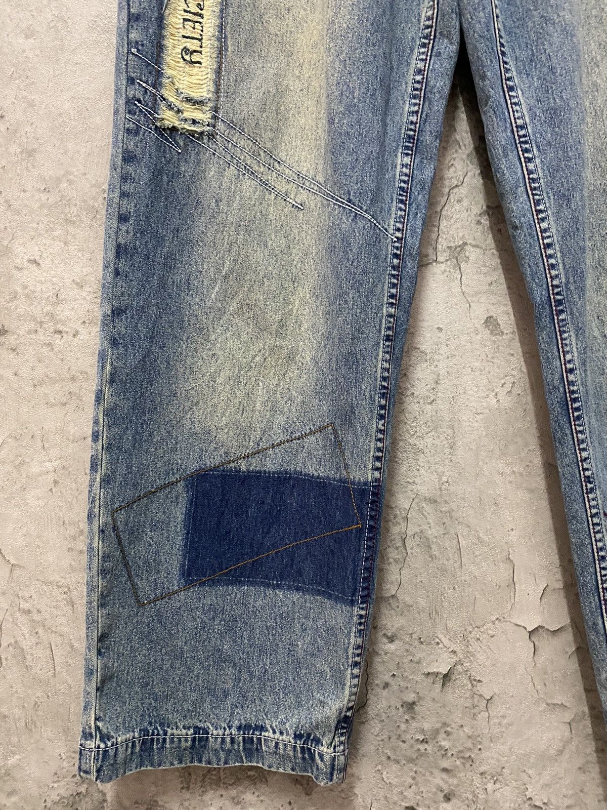 JNCO Vintage Paco Jeans Baggy Denim Pants Distressed Size US 30 / EU 46 - 8 Thumbnail