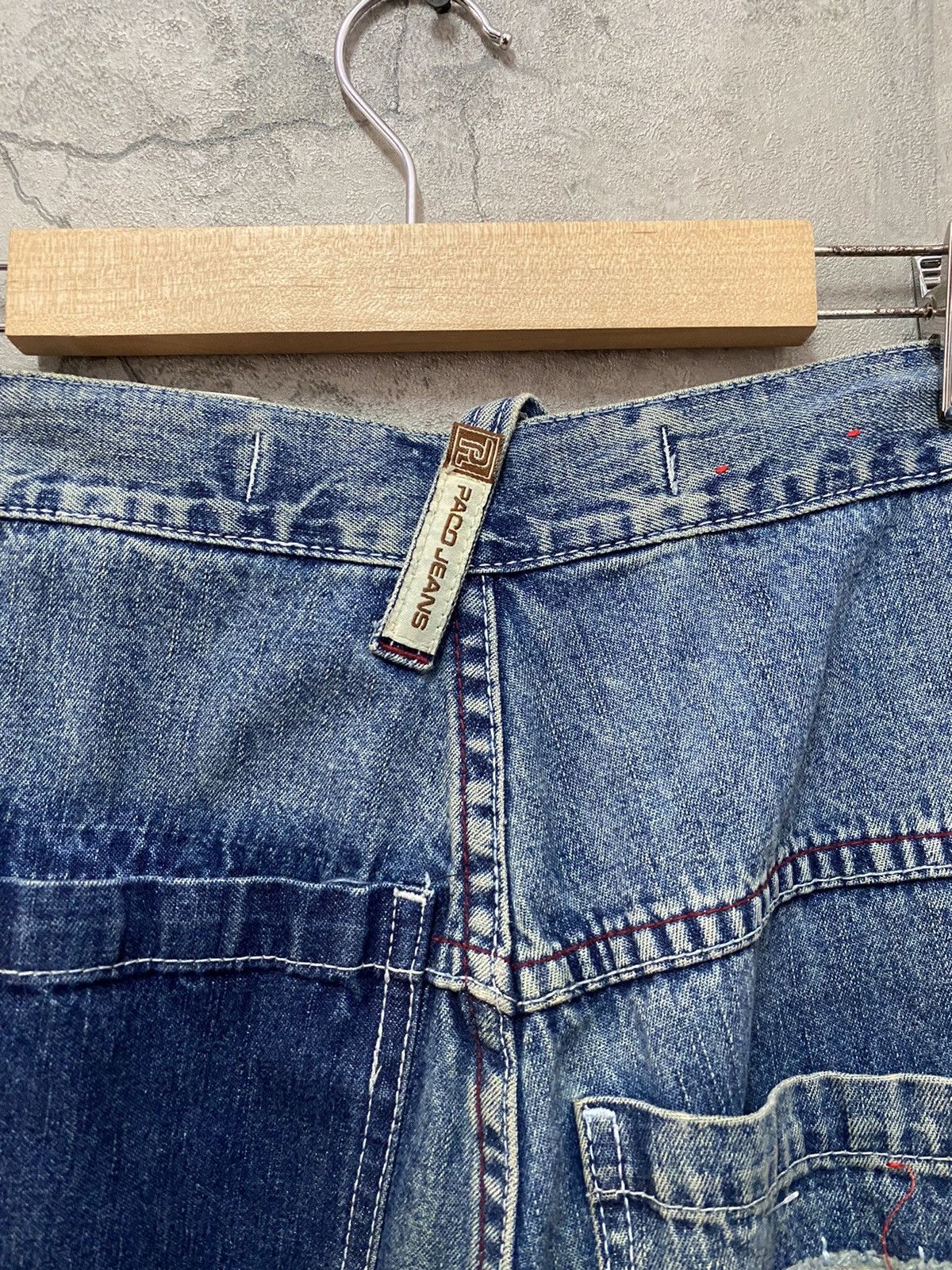 JNCO Vintage Paco Jeans Baggy Denim Pants Distressed Size US 30 / EU 46 - 19 Thumbnail