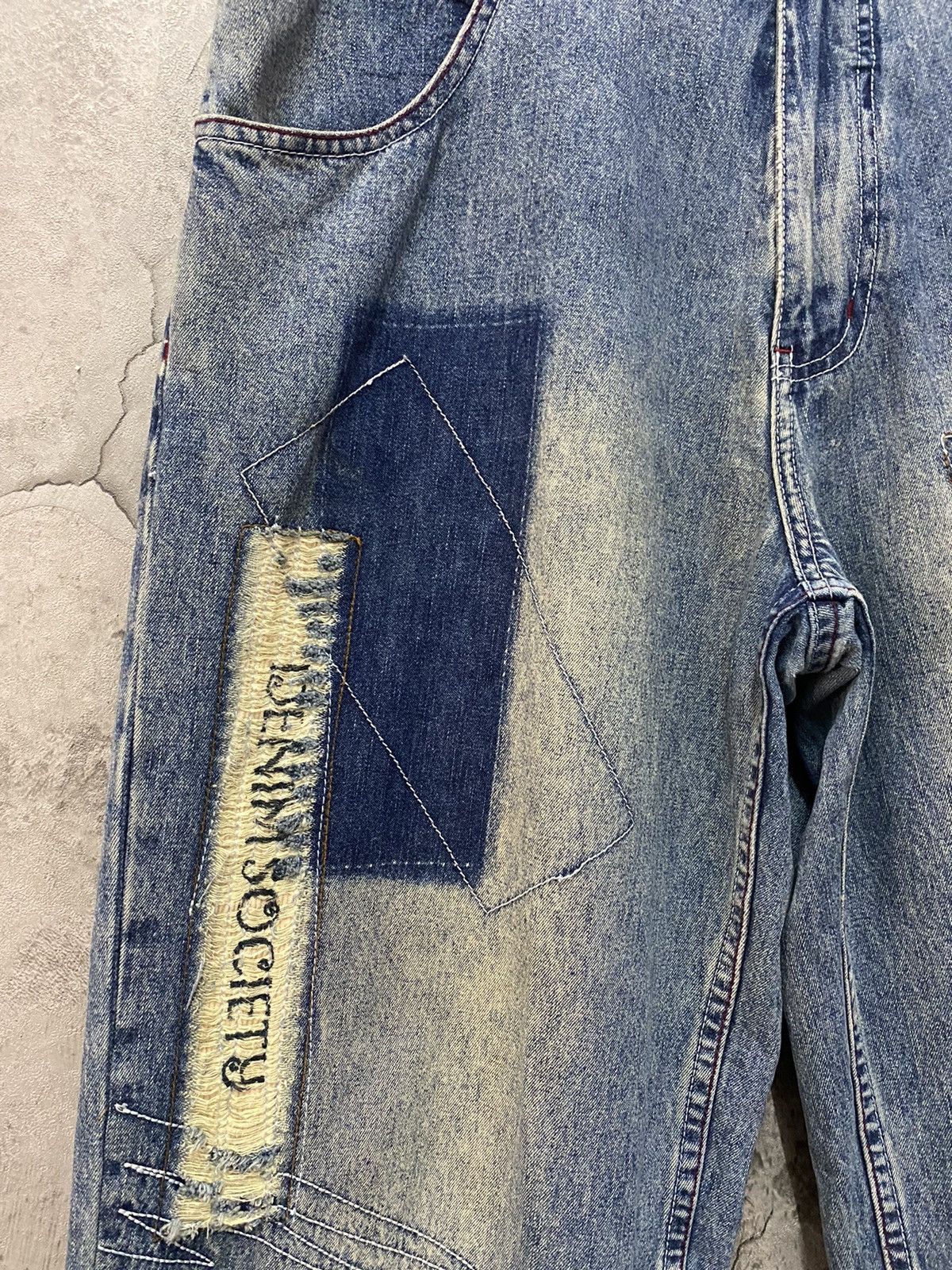 JNCO Vintage Paco Jeans Baggy Denim Pants Distressed Size US 30 / EU 46 - 7 Thumbnail
