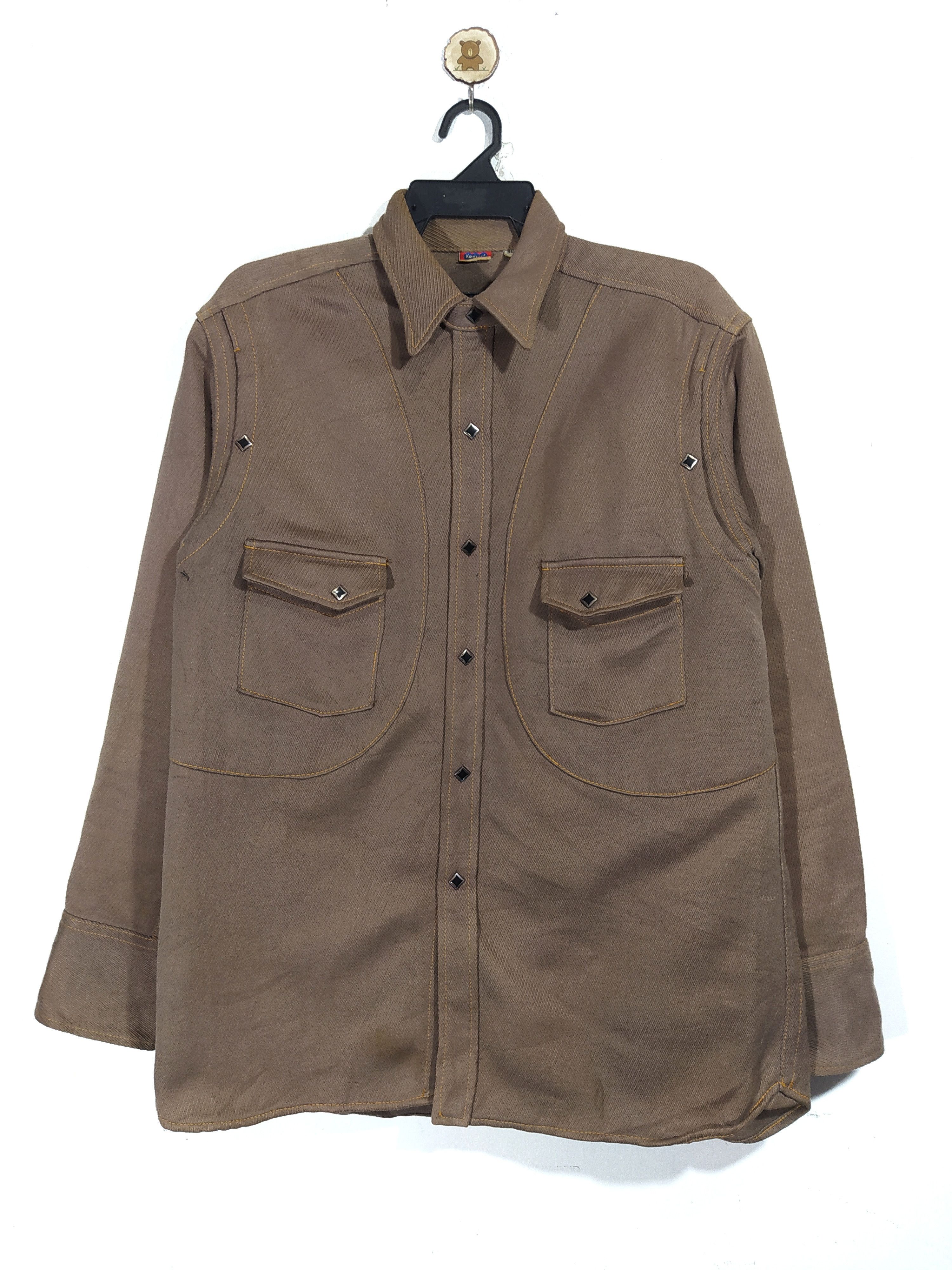 Japanese Brand × Vintage Made in Japan kempel Cotton Shirt Jacket Size US L / EU 52-54 / 3 - 1 Thumbnail