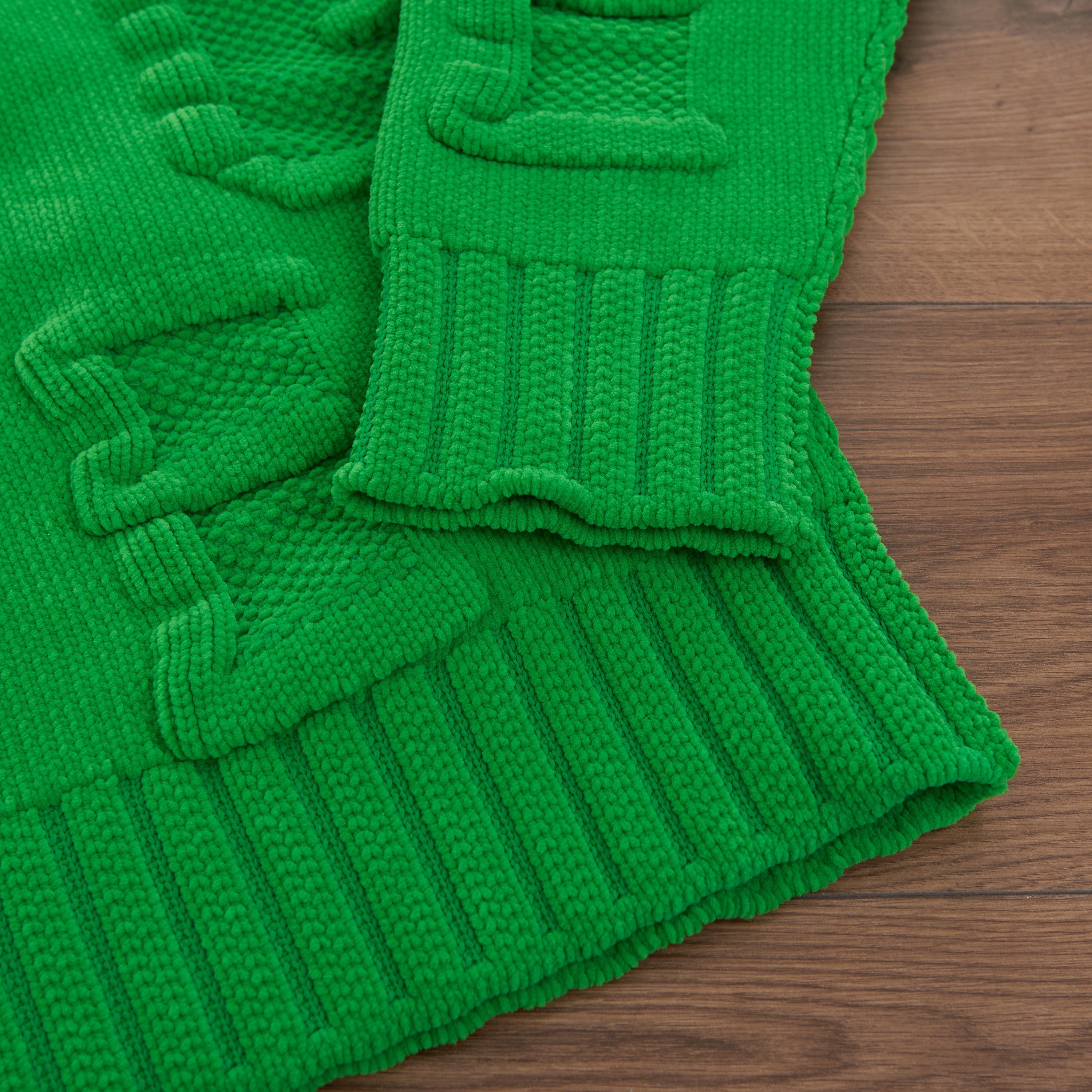 Bottega Veneta Heavyweight Chenille Jumper In Green with BV Embossing Size US M / EU 48-50 / 2 - 12 Thumbnail