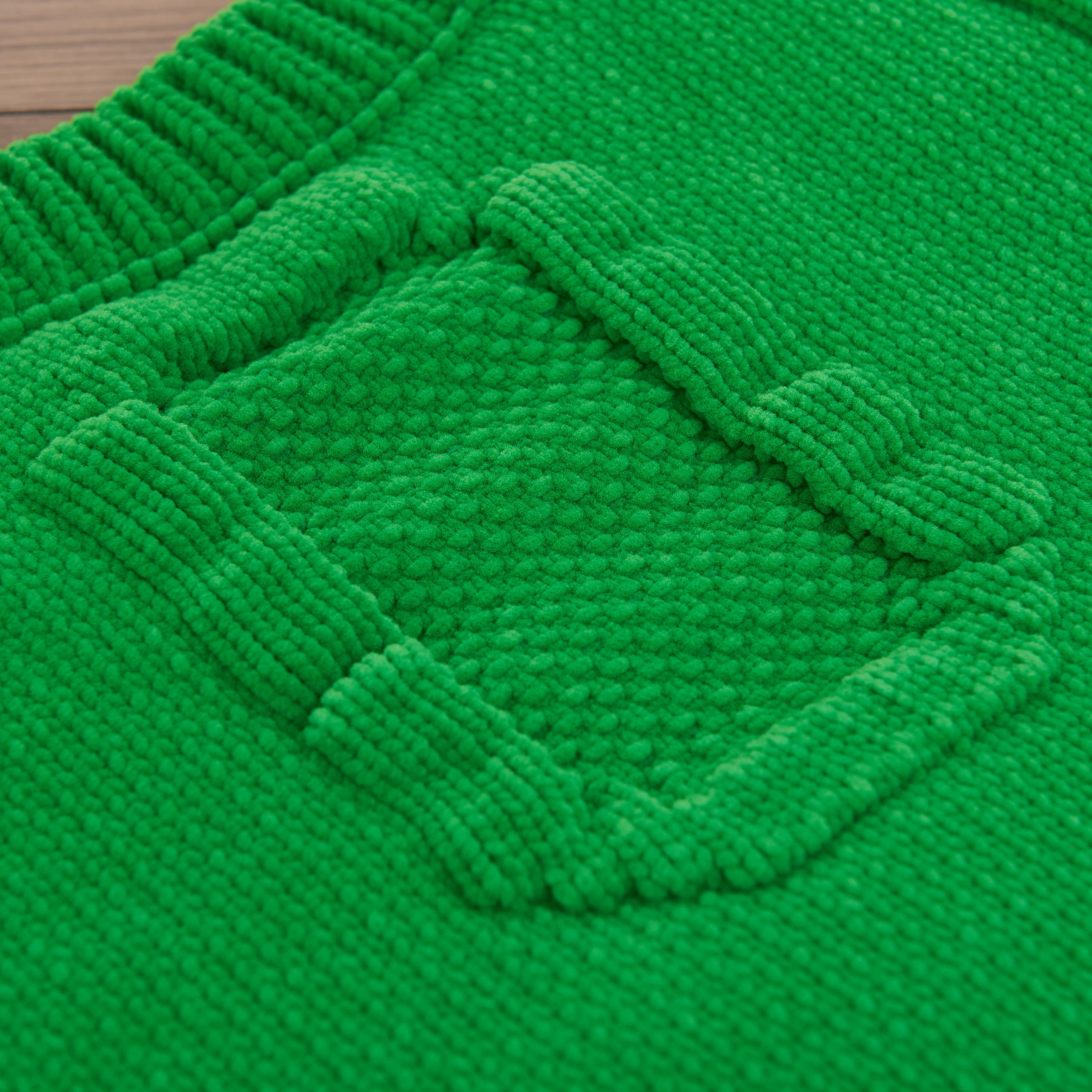 Bottega Veneta Heavyweight Chenille Jumper In Green with BV Embossing Size US M / EU 48-50 / 2 - 14 Thumbnail