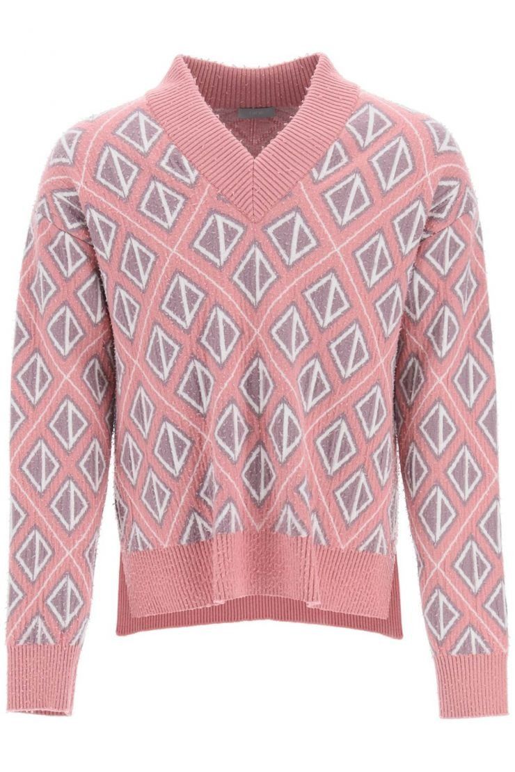Dior Wool and Cashmere in Pink Size US L / EU 52-54 / 3 - 1 Thumbnail