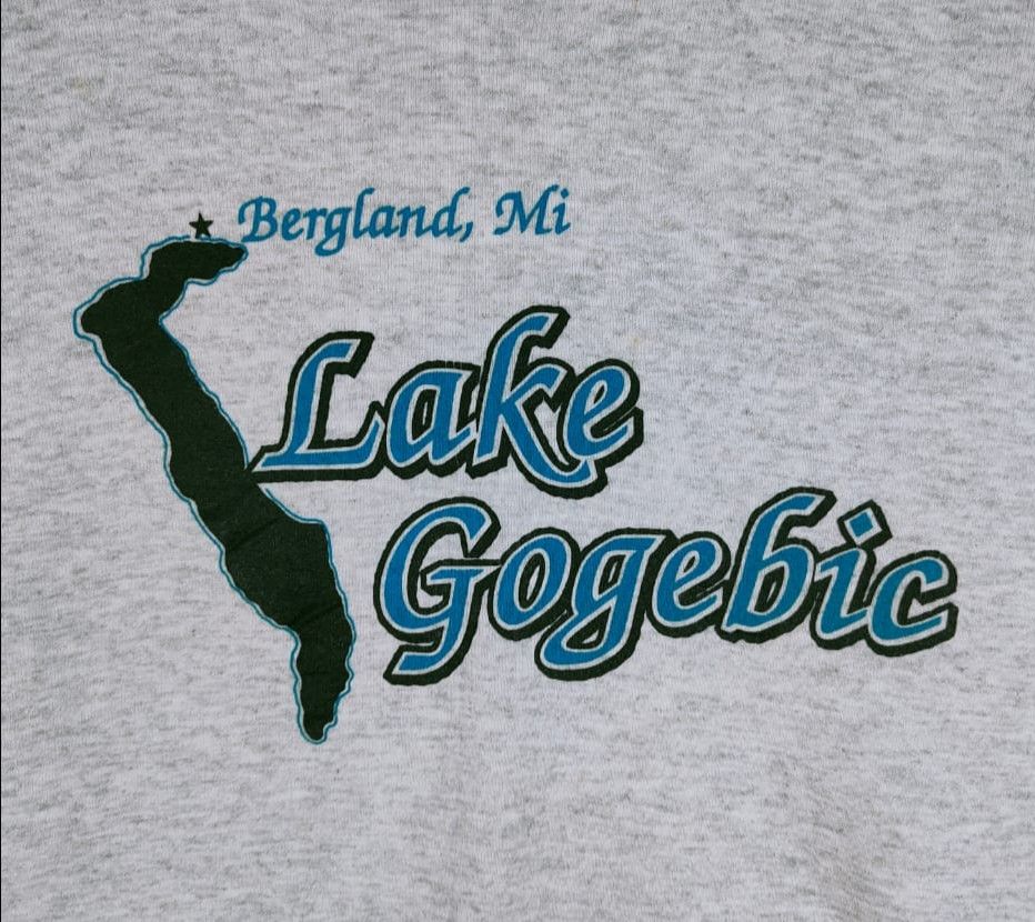 Lee × Vintage Vintage 90s Lee Bergland, Mi Lake Gogebic Made in USA Size US L / EU 52-54 / 3 - 4 Thumbnail