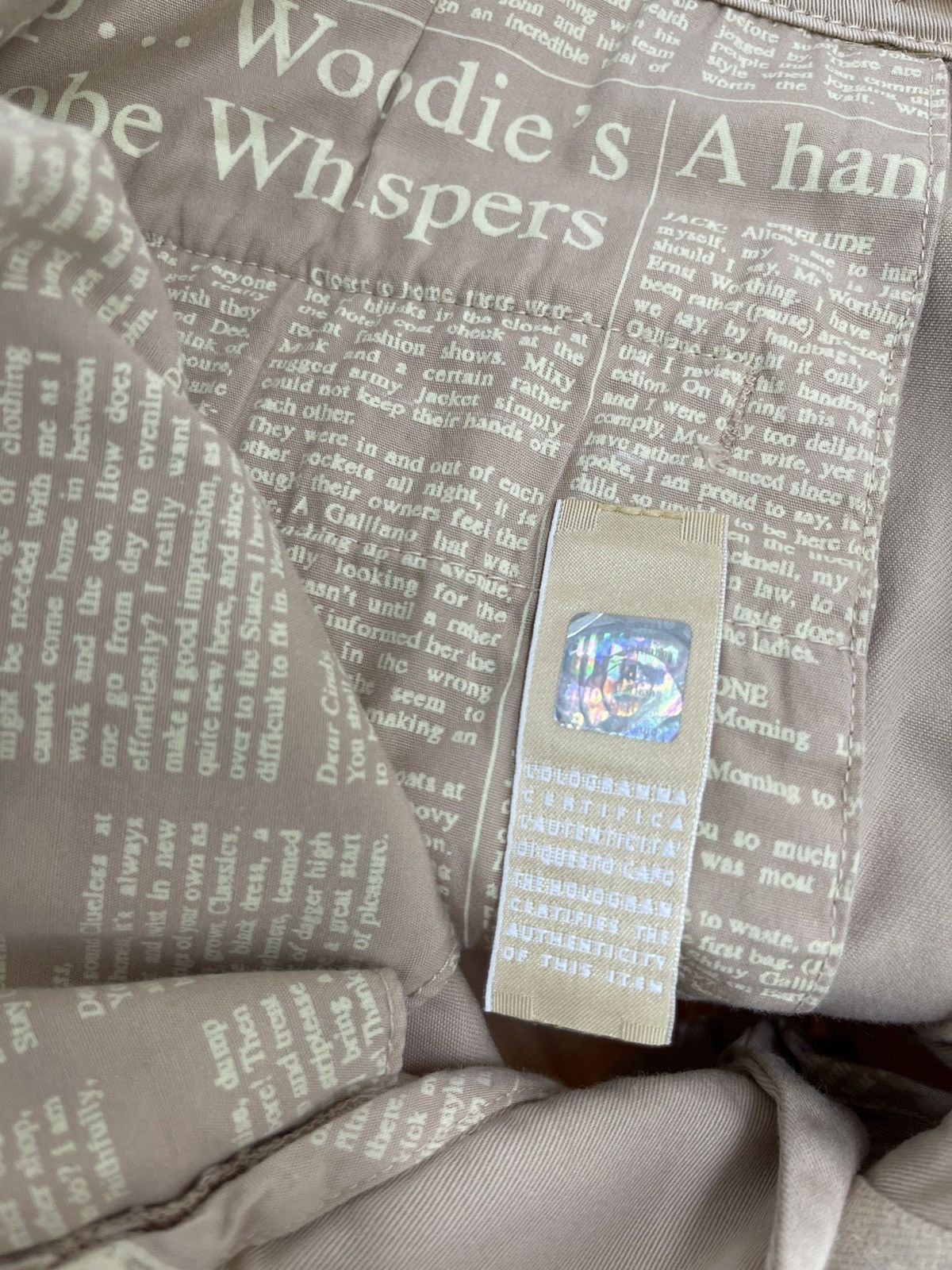 John Galliano Made in Italy Galliano Newspaper Trouser 3🟦4 Size US 33 - 5 Thumbnail