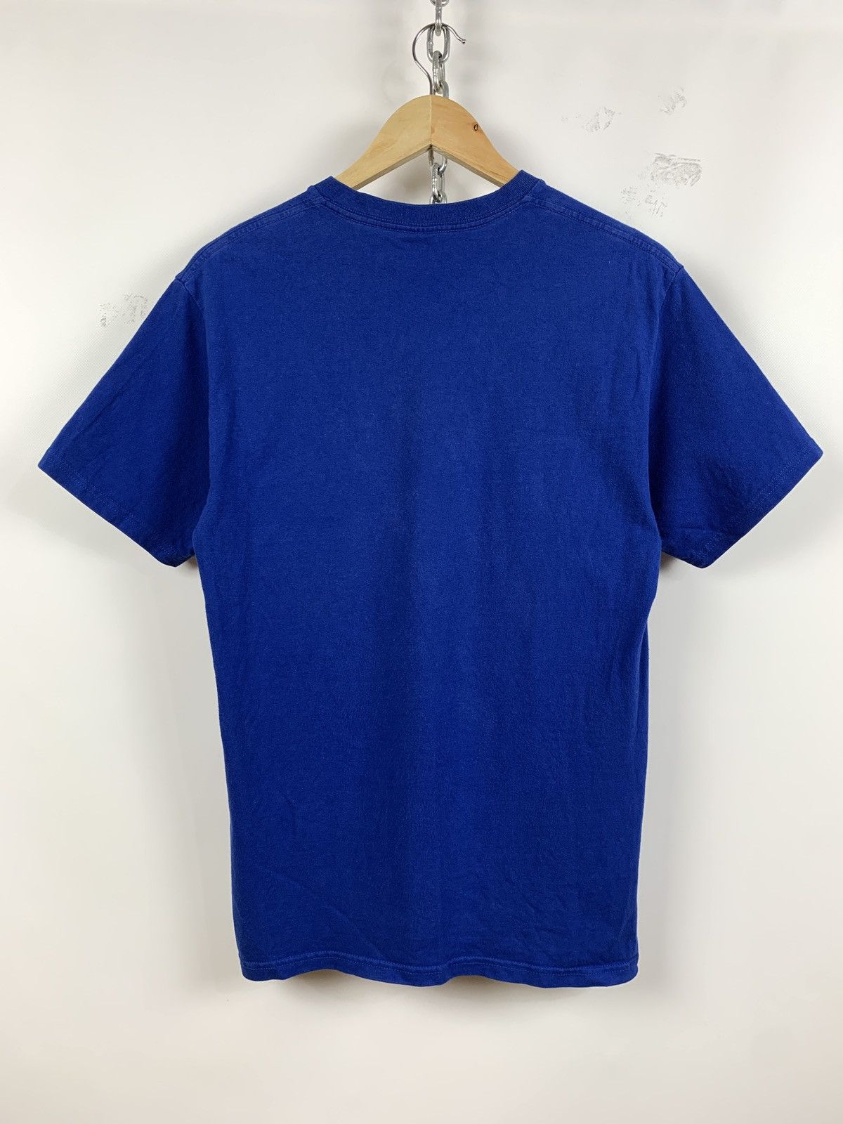 Stussy 00s Vintage Stussy Lion Graphic Navy Blue T-Shirt Size US S / EU 44-46 / 1 - 7 Thumbnail