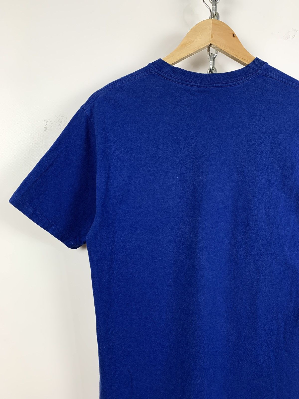 Stussy 00s Vintage Stussy Lion Graphic Navy Blue T-Shirt Size US S / EU 44-46 / 1 - 8 Thumbnail