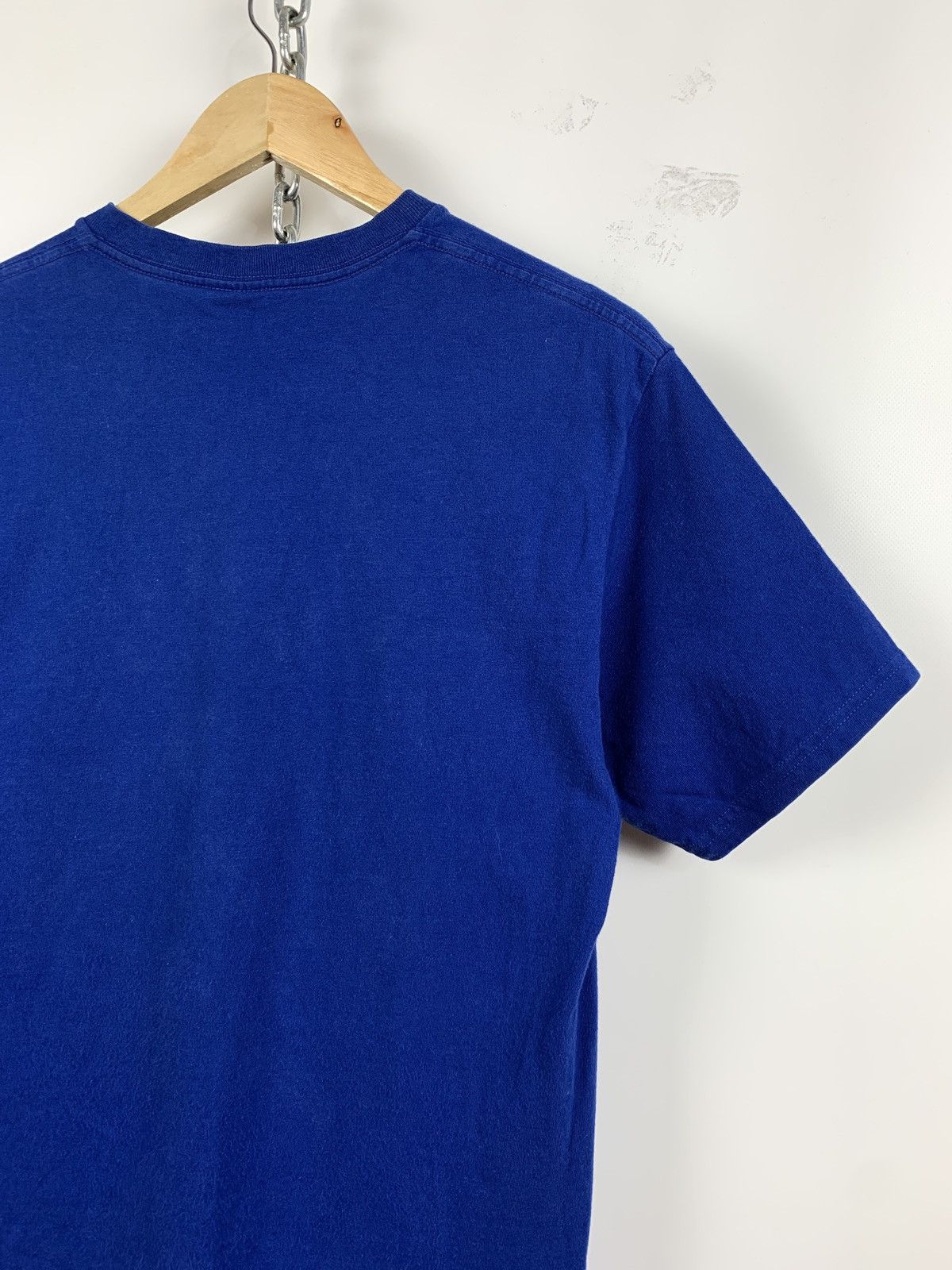 Stussy 00s Vintage Stussy Lion Graphic Navy Blue T-Shirt Size US S / EU 44-46 / 1 - 9 Thumbnail