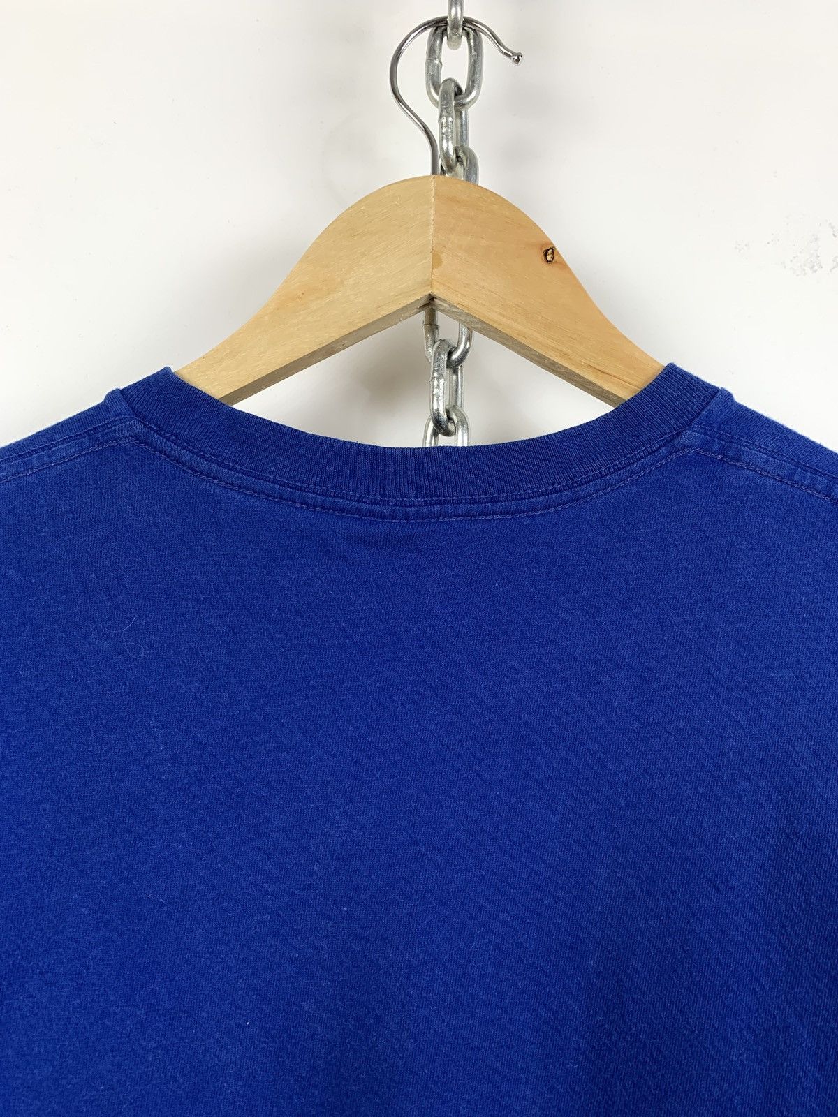 Stussy 00s Vintage Stussy Lion Graphic Navy Blue T-Shirt Size US S / EU 44-46 / 1 - 10 Thumbnail
