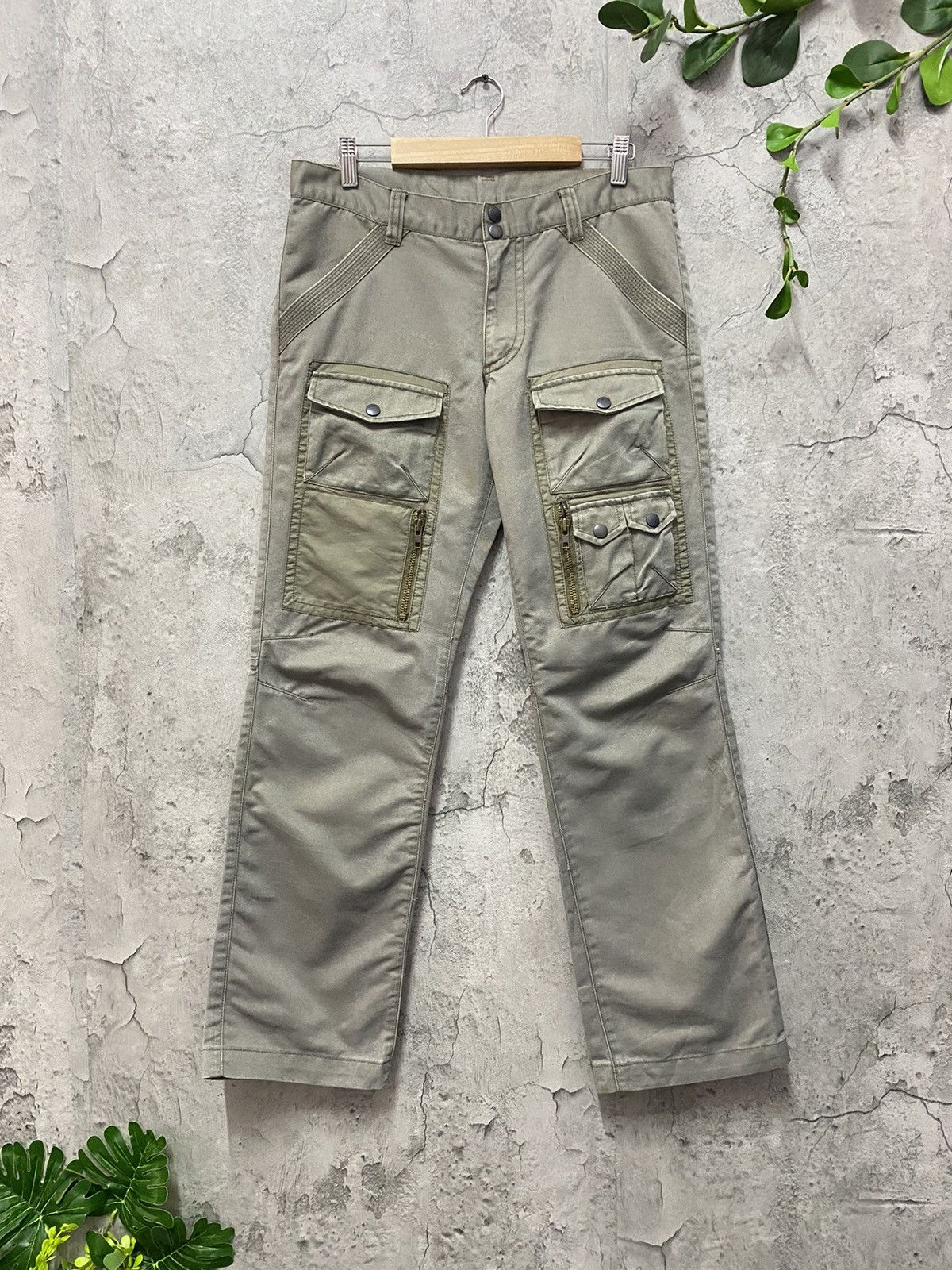 Comme Ca Ism Comme Ca Ism Japan Multi Pocket Tactical Cargo Bush Pants Size US 32 / EU 48 - 1 Thumbnail