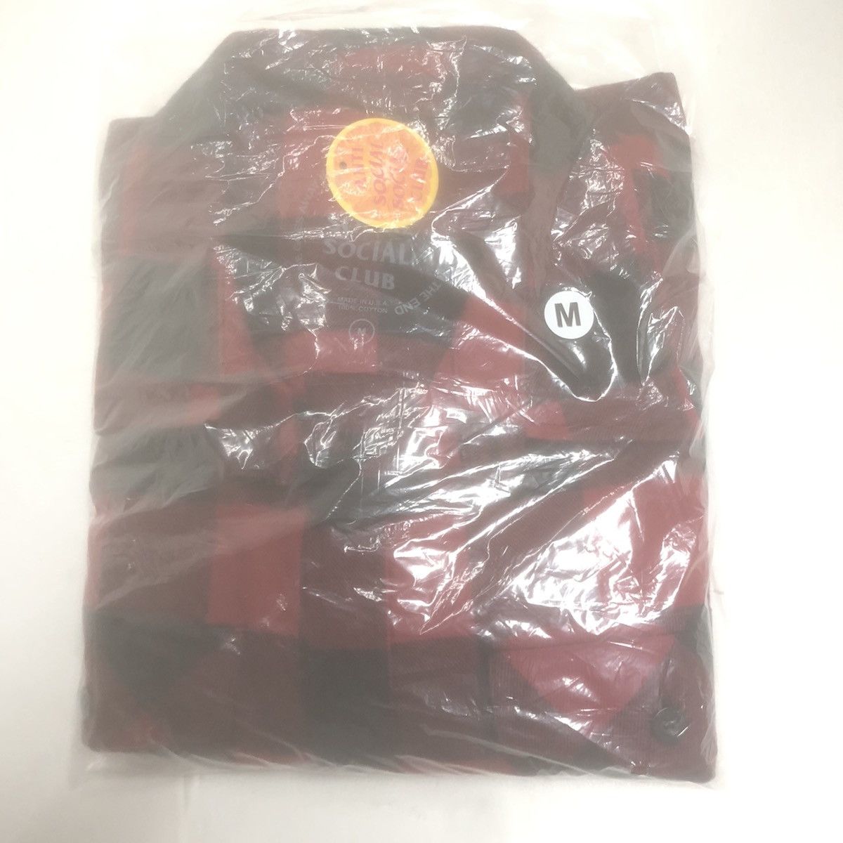 Anti Social Social Club DS AW21 White ASSC No Expectations Red Flannel Bape Supreme Size US M / EU 48-50 / 2 - 2 Thumbnail