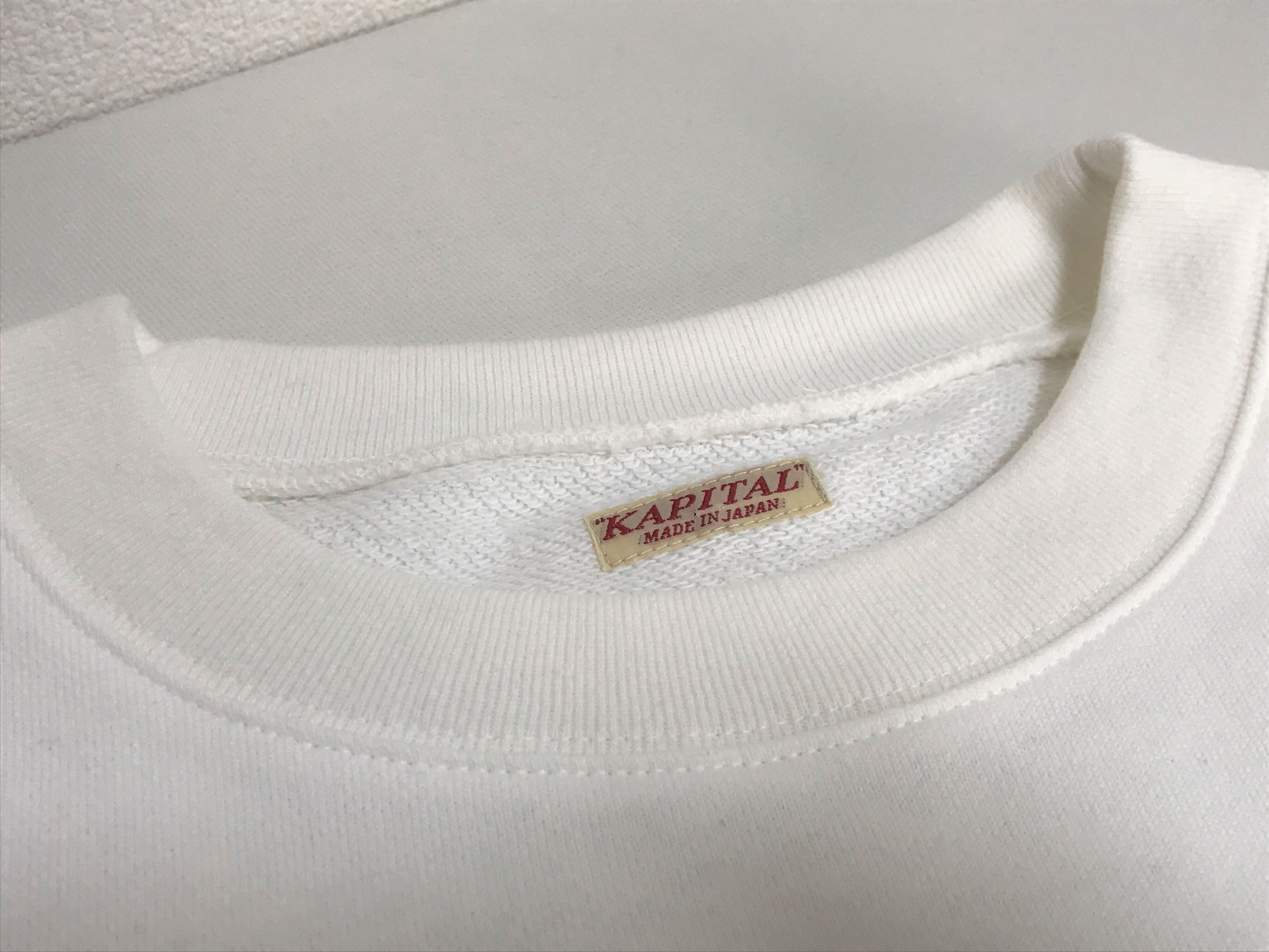 Kapital KAPITAL Smile crewneck sweatshirt ECO smiley white XXL Size US XXL / EU 58 / 5 - 5 Thumbnail