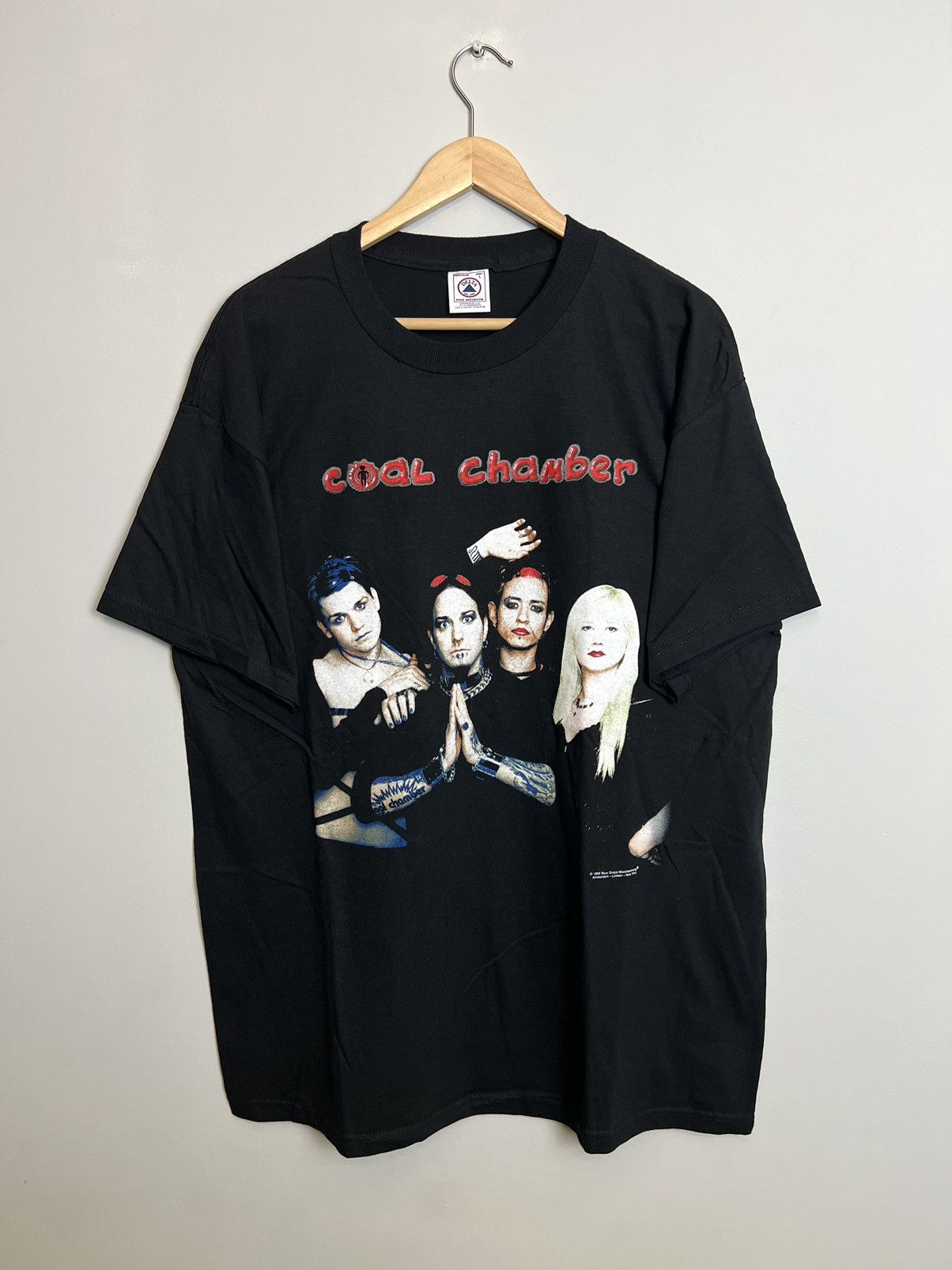 Image of Band Tees x Rock Tees Vintage 1999 Coal Chambers Band Tee in Black, Men's (Size XL)