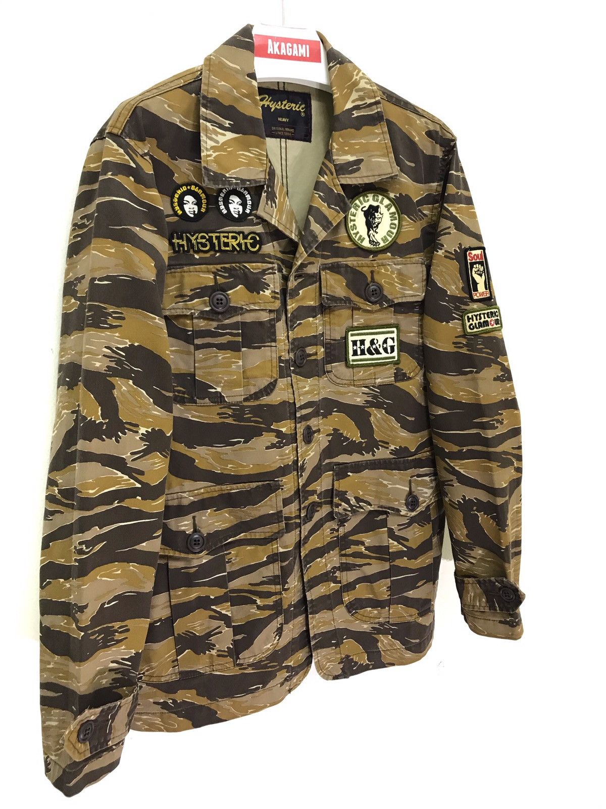 Hysteric Glamour Hysteric Glamour Field Jacket Tiger Striped Camo 4🟩7 Size US S / EU 44-46 / 1 - 2 Thumbnail