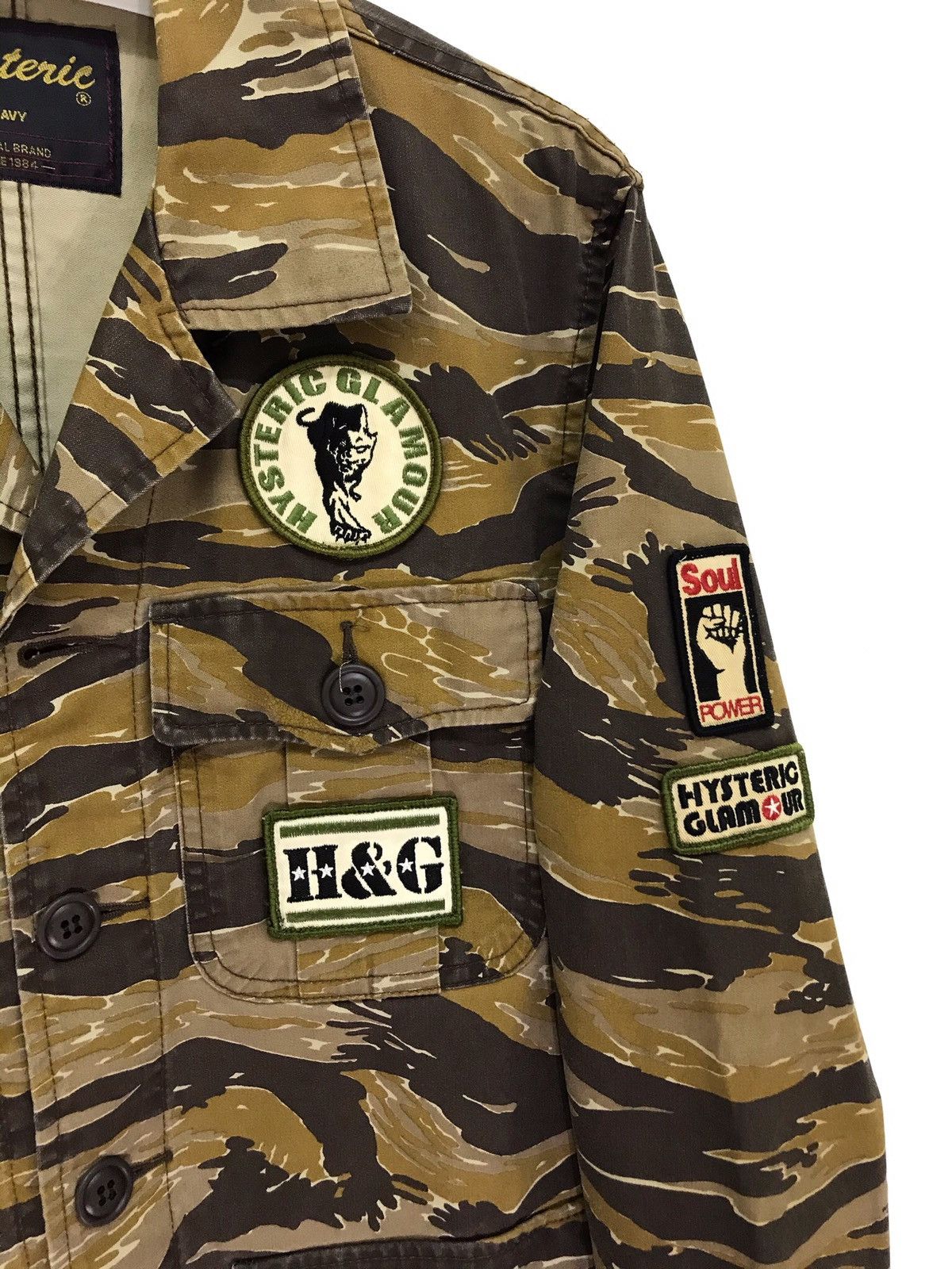 Hysteric Glamour Hysteric Glamour Field Jacket Tiger Striped Camo 4🟩7 Size US S / EU 44-46 / 1 - 3 Thumbnail