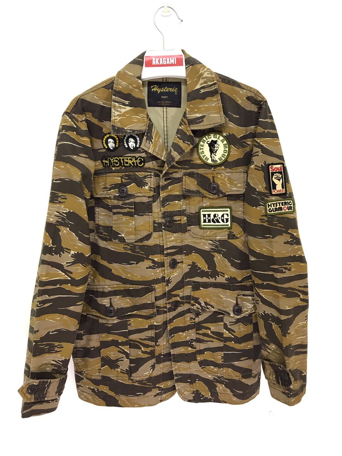 Hysteric Glamour Hysteric Glamour Field Jacket Tiger Striped Camo 4🟩7 Size US S / EU 44-46 / 1 - 1 Thumbnail