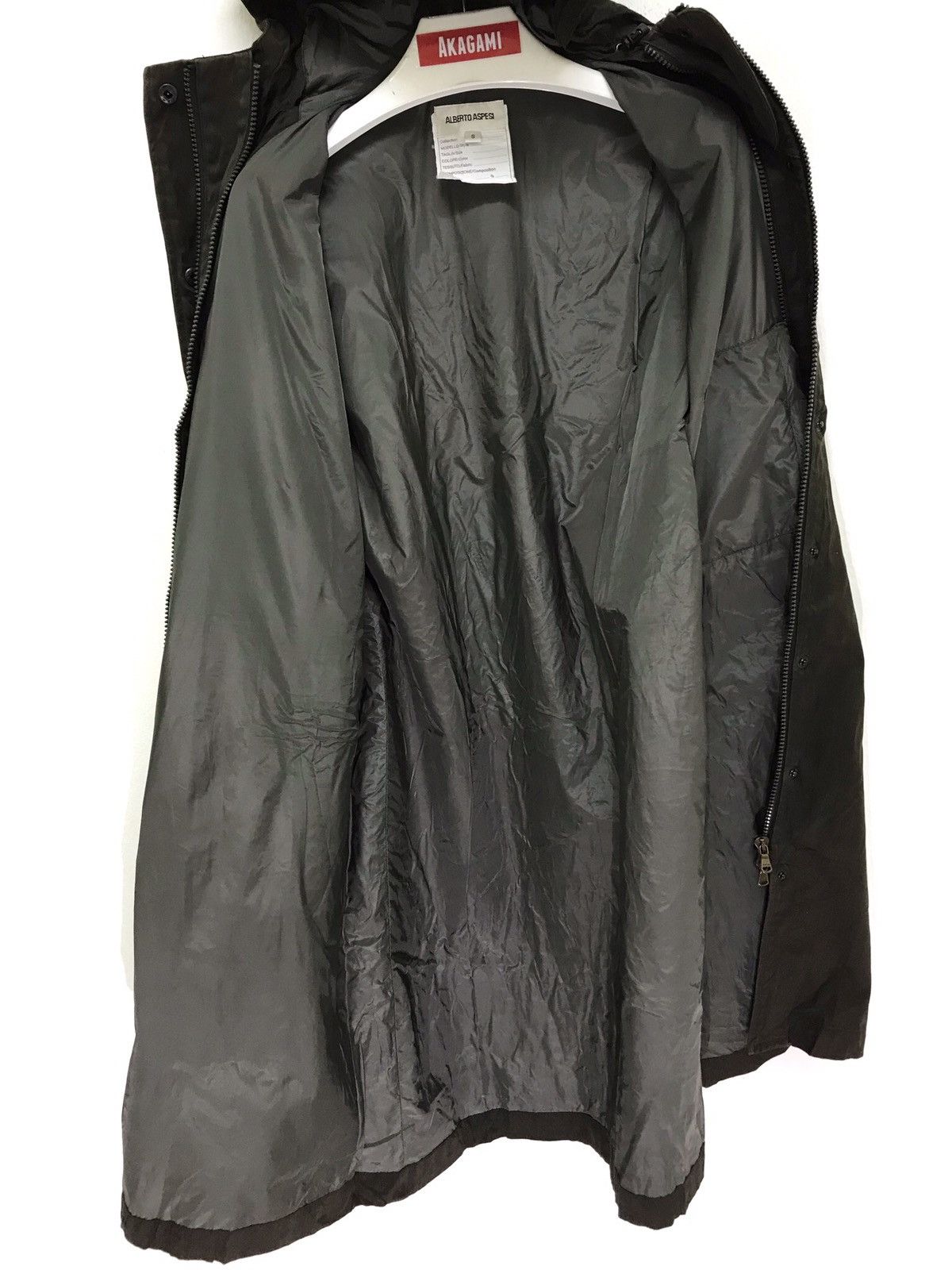 Aspesi Alberto Aspesi Parka Hoodie Jacket Olive Size US S / EU 44-46 / 1 - 4 Thumbnail