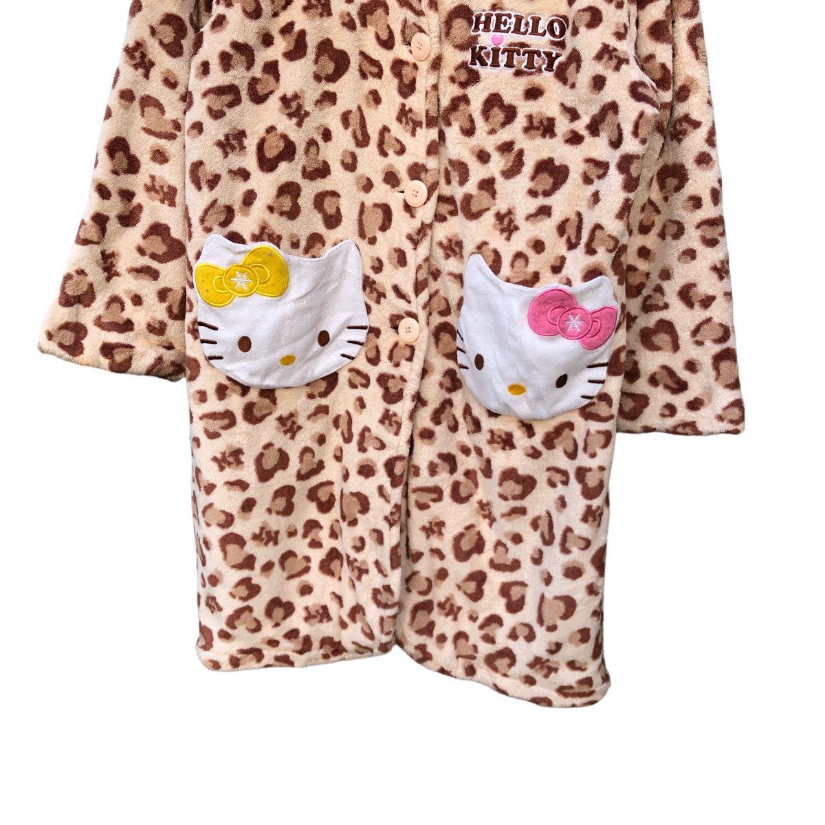 Cartoon Network Hello kitty fleece knit button up sleepwear Size US L / EU 52-54 / 3 - 5 Thumbnail
