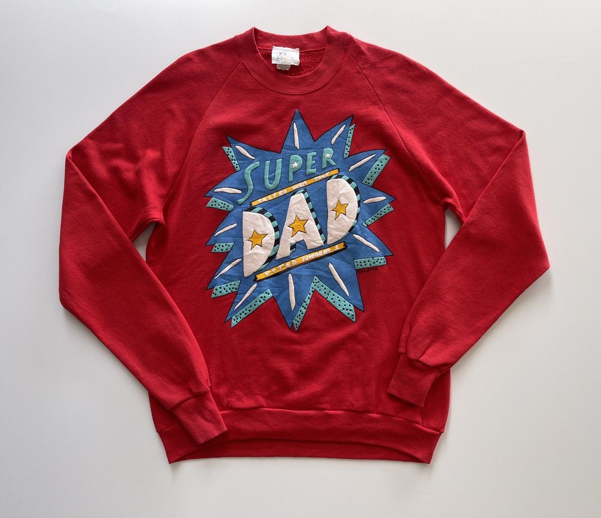 Vintage Vintage KenDone "Super Dad" Sweatshirt Size US M / EU 48-50 / 2 - 2 Thumbnail