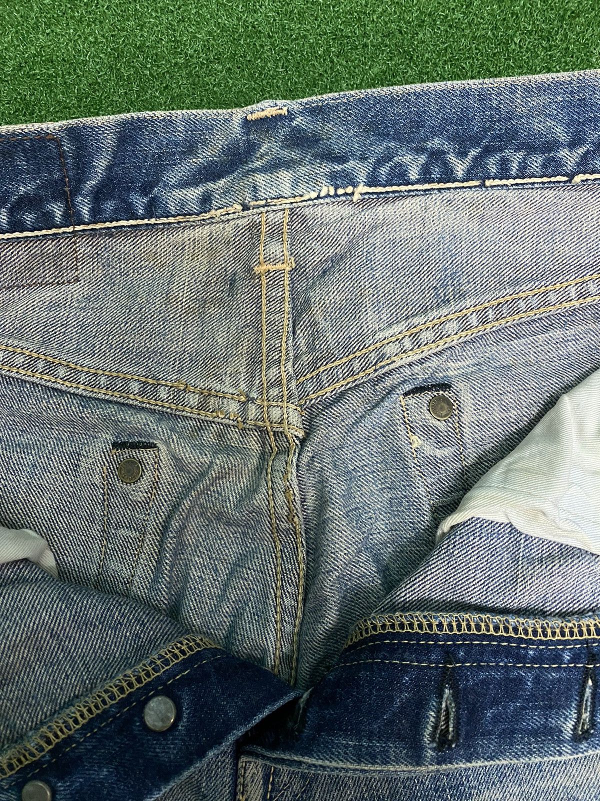 Edition Japan BLUE BLUE JAPAN SALVAGE DENIM SIZE 31 Size US 32 / EU 48 - 9 Thumbnail