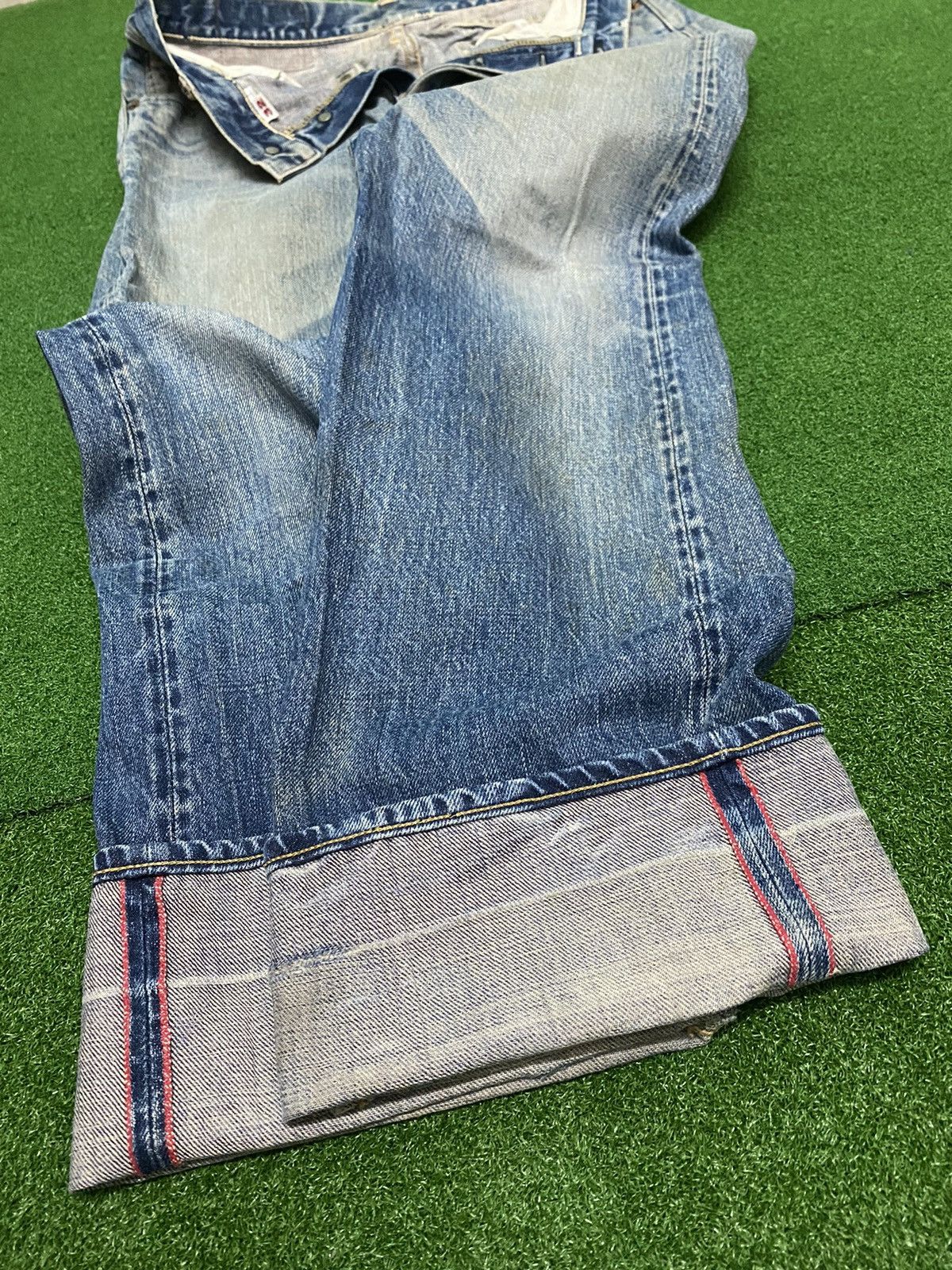 Edition Japan BLUE BLUE JAPAN SALVAGE DENIM SIZE 31 Size US 32 / EU 48 - 11 Thumbnail