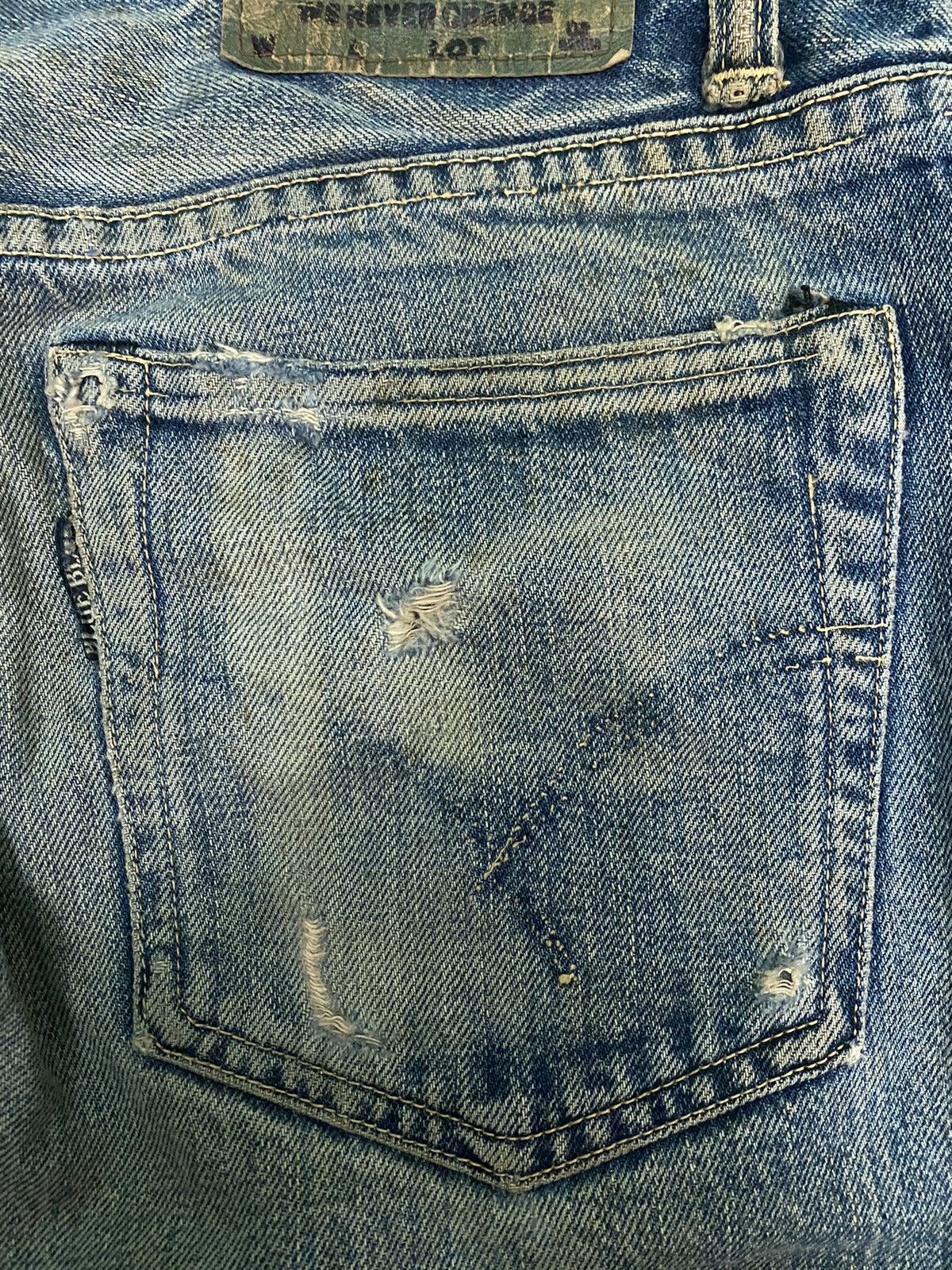 Edition Japan BLUE BLUE JAPAN SALVAGE DENIM SIZE 31 Size US 32 / EU 48 - 16 Thumbnail