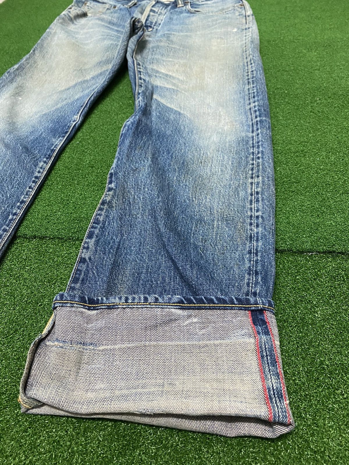 Edition Japan BLUE BLUE JAPAN SALVAGE DENIM SIZE 31 Size US 32 / EU 48 - 3 Thumbnail