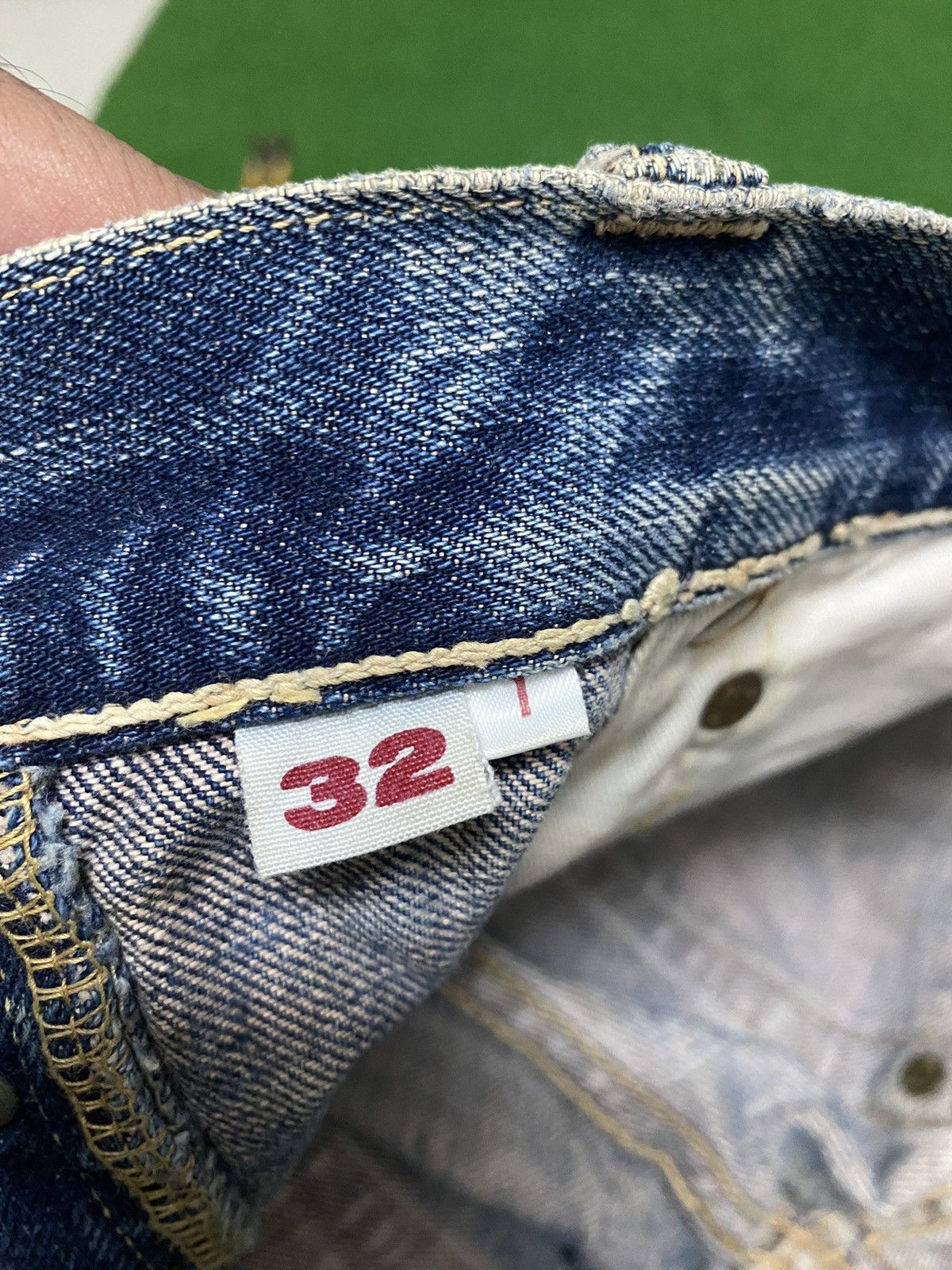 Edition Japan BLUE BLUE JAPAN SALVAGE DENIM SIZE 31 Size US 32 / EU 48 - 21 Thumbnail