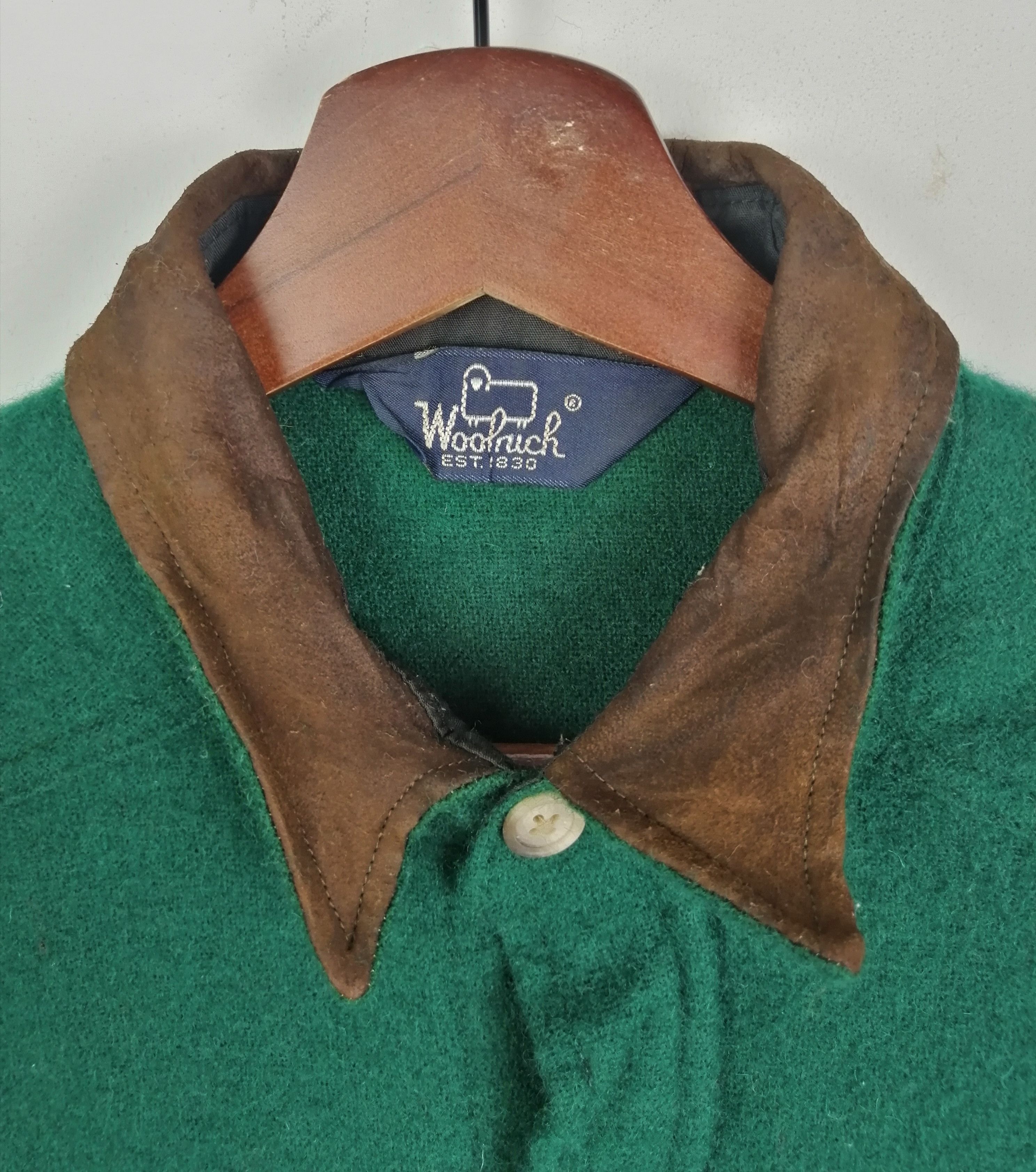 Flannel Woolrich Est 1830 Made in USA Button Up Patch Elbow Size US M / EU 48-50 / 2 - 3 Thumbnail