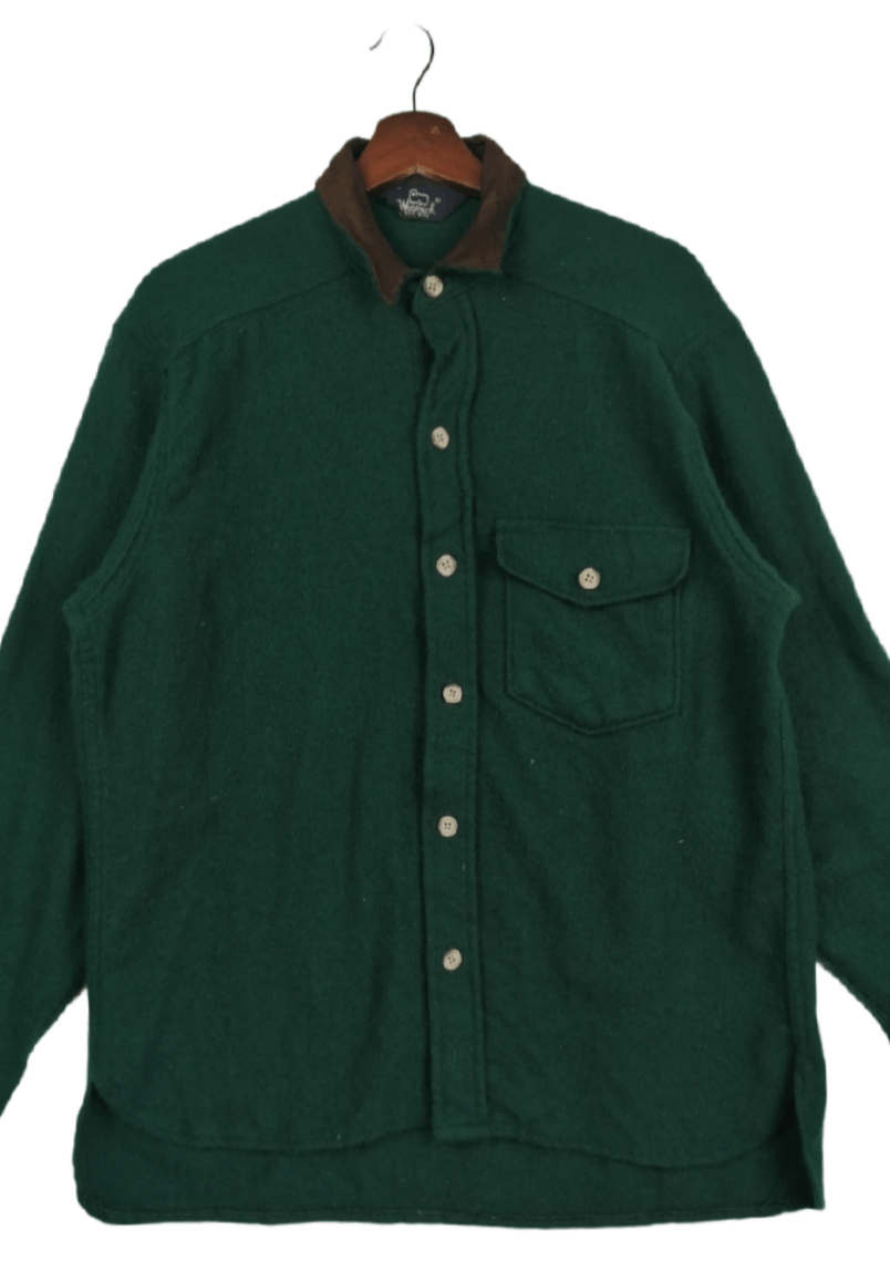 Flannel Woolrich Est 1830 Made in USA Button Up Patch Elbow Size US M / EU 48-50 / 2 - 2 Thumbnail