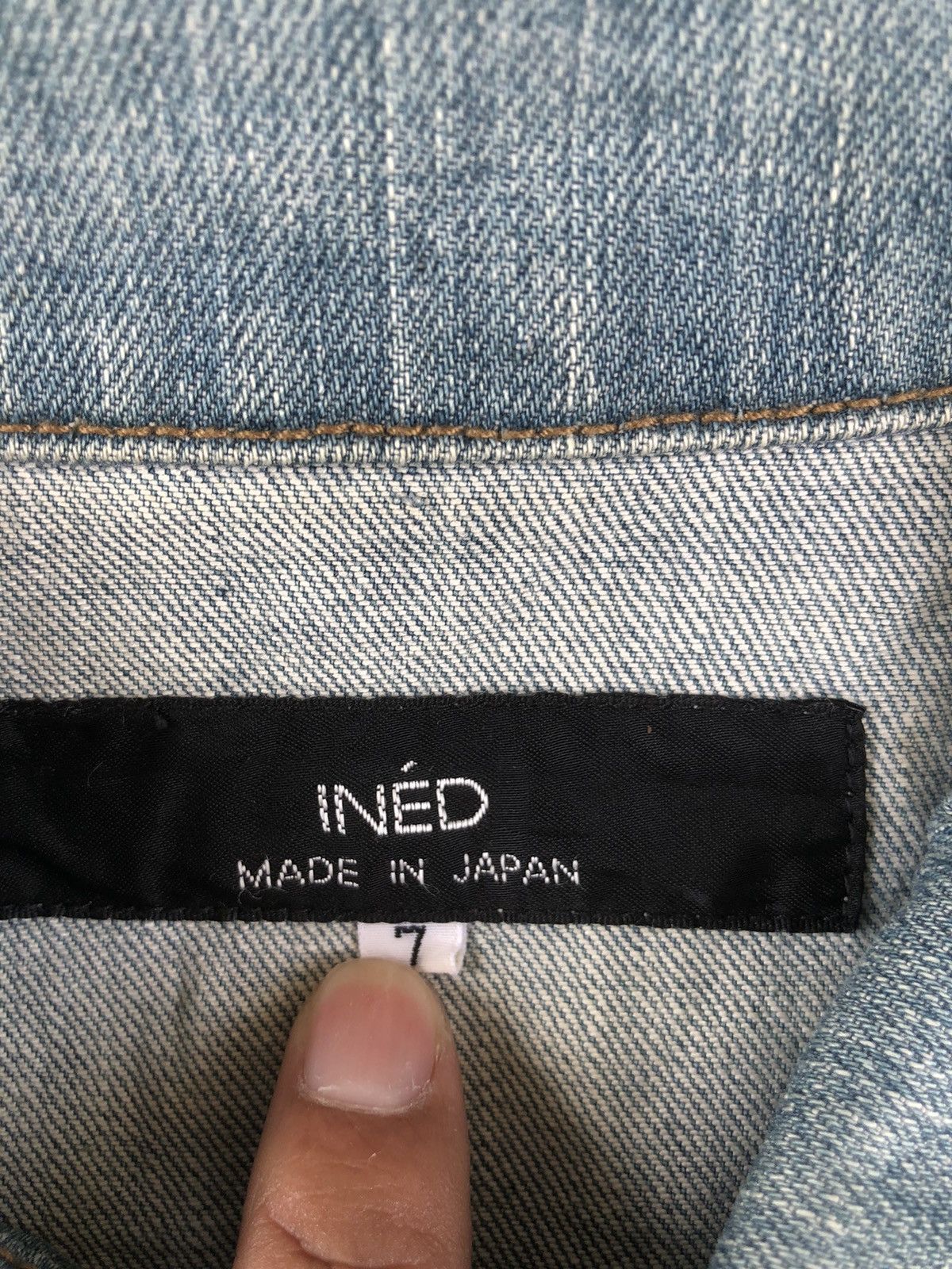 Yohji Yamamoto Japanese Ined Denim Jacket Distressed Jeans Yohji Yamamoto Size S / US 4 / IT 40 - 16 Thumbnail
