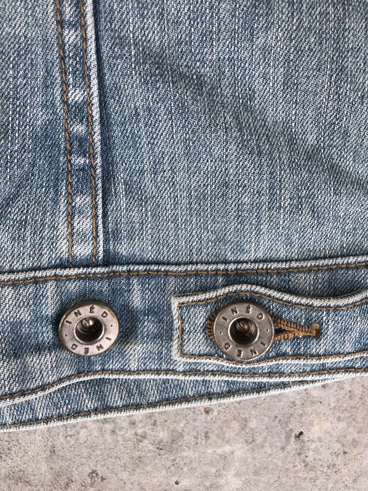 Yohji Yamamoto Japanese Ined Denim Jacket Distressed Jeans Yohji Yamamoto Size S / US 4 / IT 40 - 14 Thumbnail