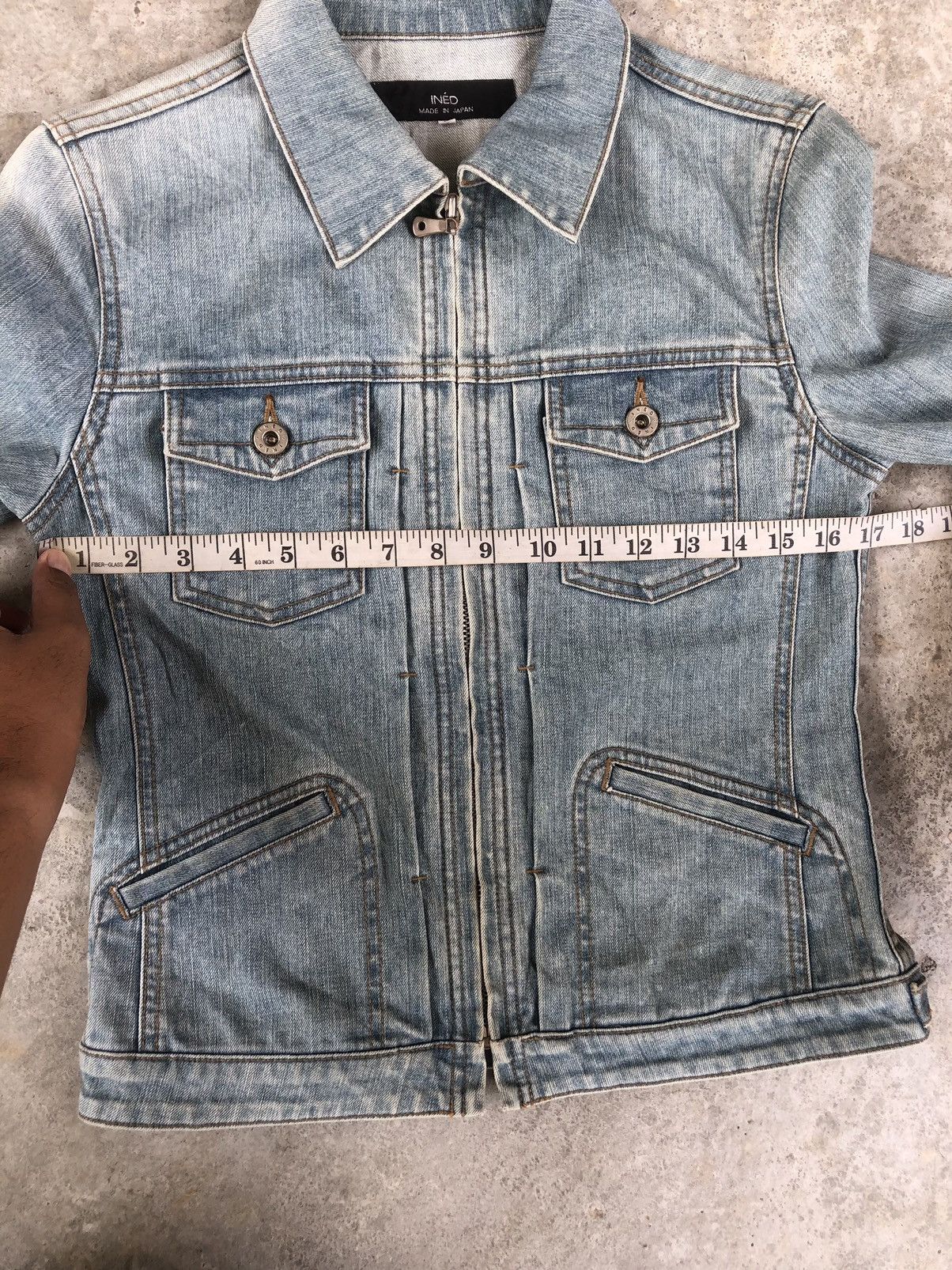 Yohji Yamamoto Japanese Ined Denim Jacket Distressed Jeans Yohji Yamamoto Size S / US 4 / IT 40 - 15 Thumbnail