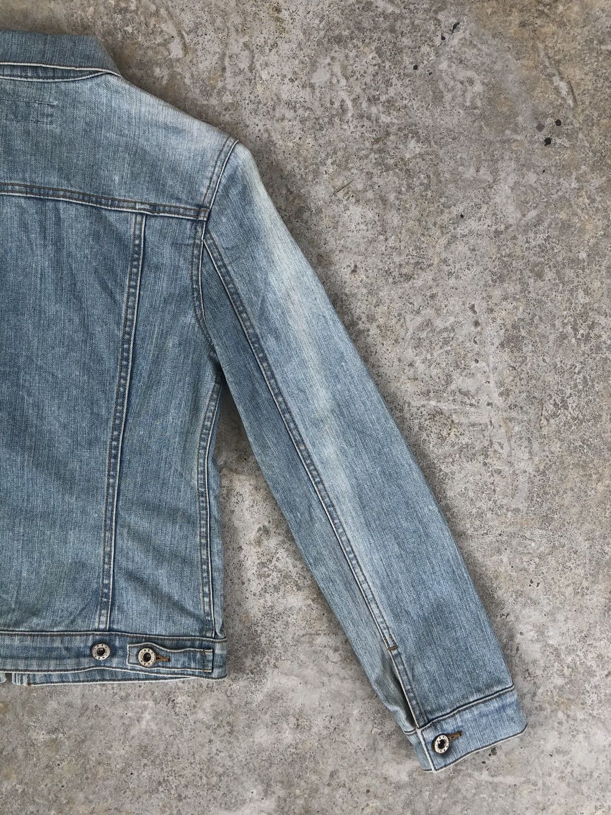 Yohji Yamamoto Japanese Ined Denim Jacket Distressed Jeans Yohji Yamamoto Size S / US 4 / IT 40 - 10 Thumbnail